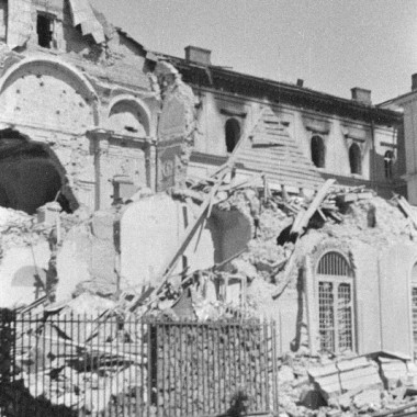 Fotografia z Powstania Warszawskiego autorstwa Eugeniusza Lokajskiego
