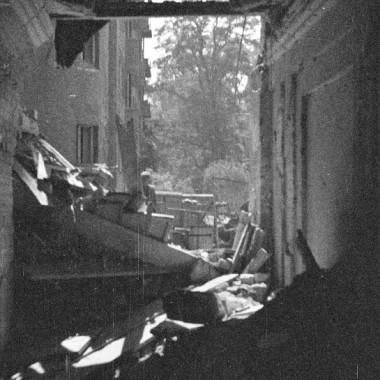Fotografia z Powstania Warszawskiego autorstwa Eugeniusza Lokajskiego