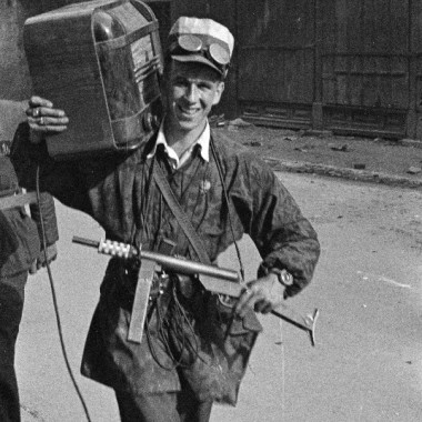 Fotografia z Powstania Warszawskiego autorstwa Eugeniusza Lokajskiego