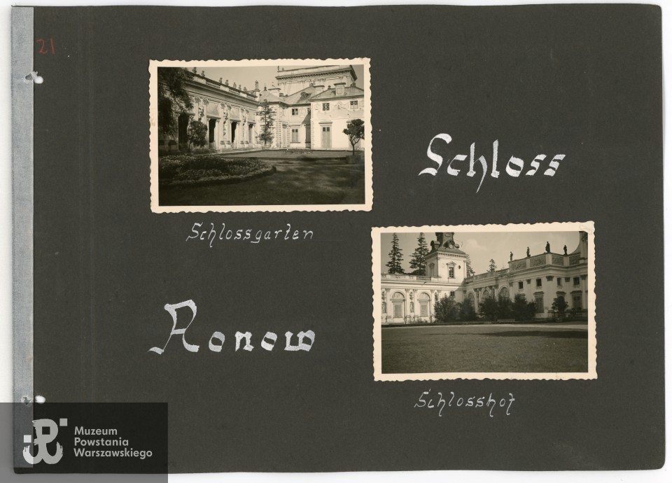 Opis karty (błędny): Schloss Ronow [zamek Ronow]