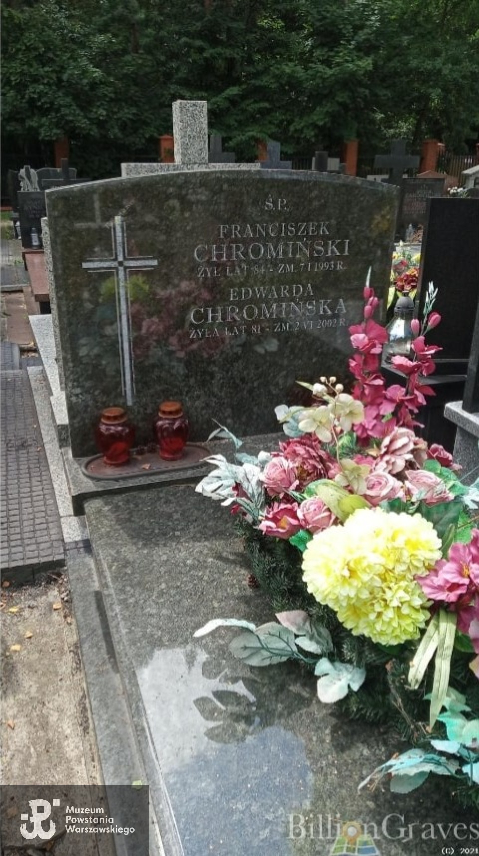 Źródło: https://billiongraves.com/grave/Franciszek-Chromi%C5%84ski/44530999 [dostęp: 16.10.2025].
