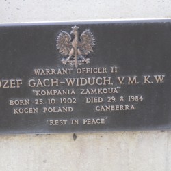 Źródło: https://www.findagrave.com/memorial/203826676/jozef-gach-widuch [dostęp: 05.02.2026].