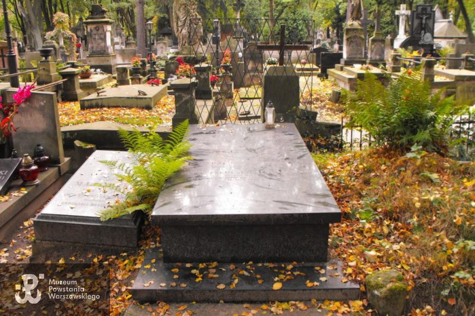Grób symboliczny na Starych Powązkach w kwaterze Ł-5-16. Źródło: https://cmentarze.um.warszawa.pl/pomnik.aspx?pom_id=23844 [dostęp: 10.02.2026].