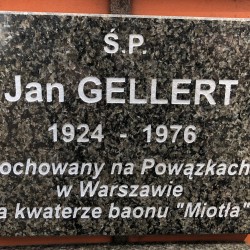 Stary cmentarz komunalny w Słupsku
Źródło: https://www.findagrave.com/memorial/226349346/jan-gellert [dostęp: 27.03.2026].