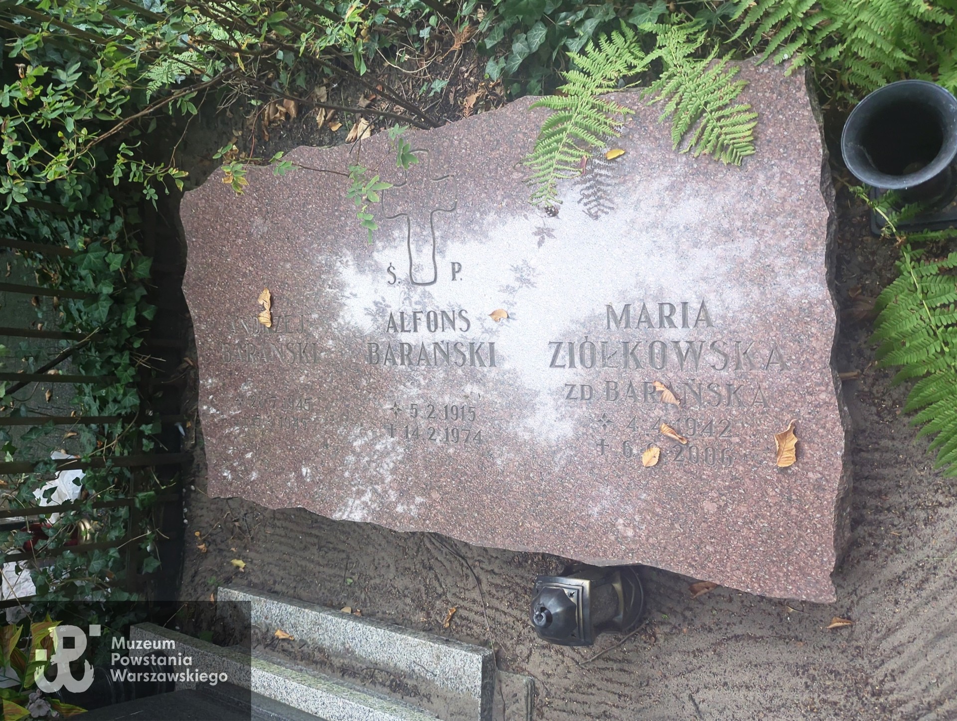 Źródło: https://www.findagrave.com/memorial/274419080/alfons-baranski [dostęp: 12.05.2025].