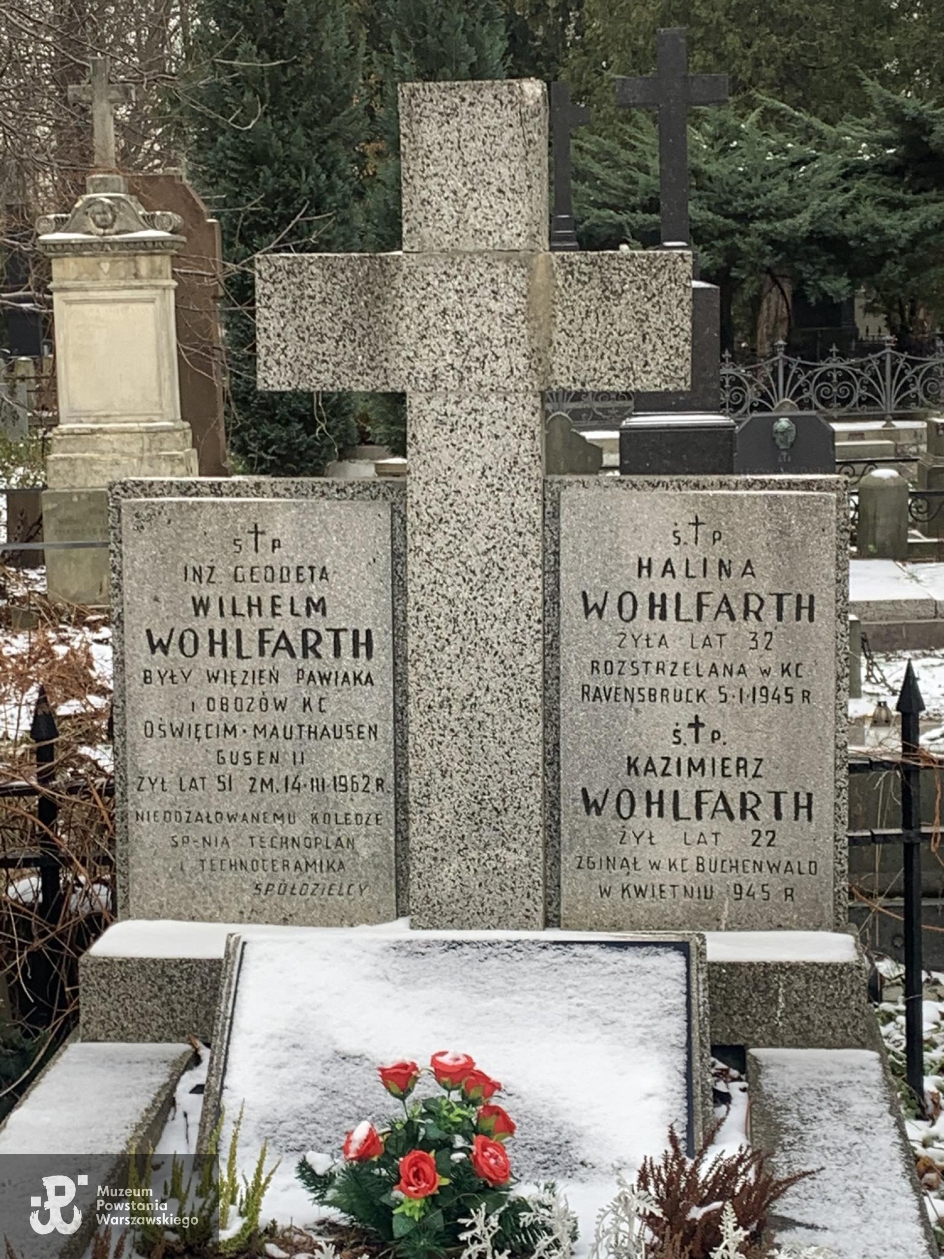 Grób symboliczny na Cmentarzu Ewangelicko-Augsburskim w Warszawie.