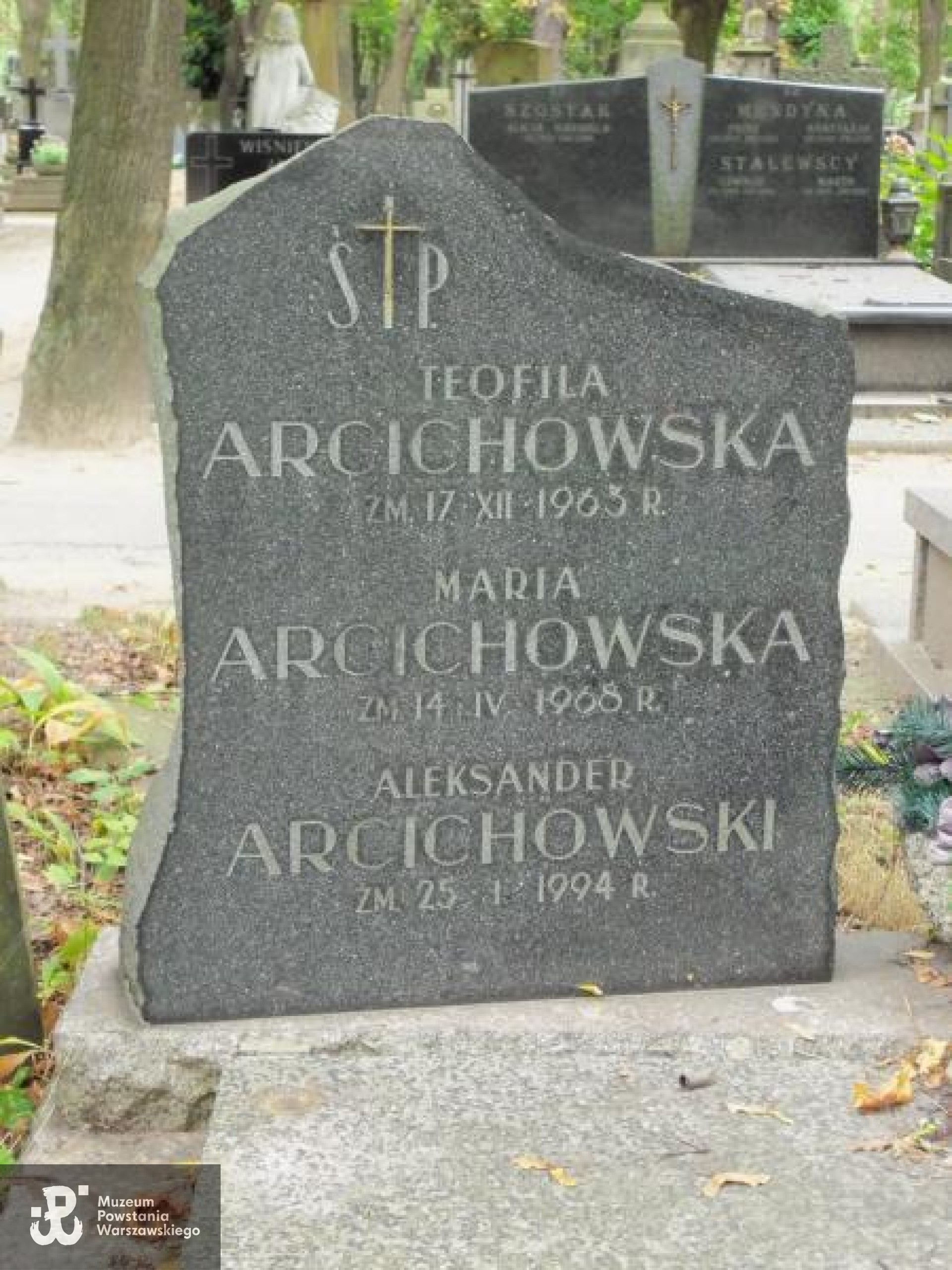 Źródło: https://cmentarze.um.warszawa.pl/pomnik.aspx?pom_id=22408 [dostęp: 24.04.2025].