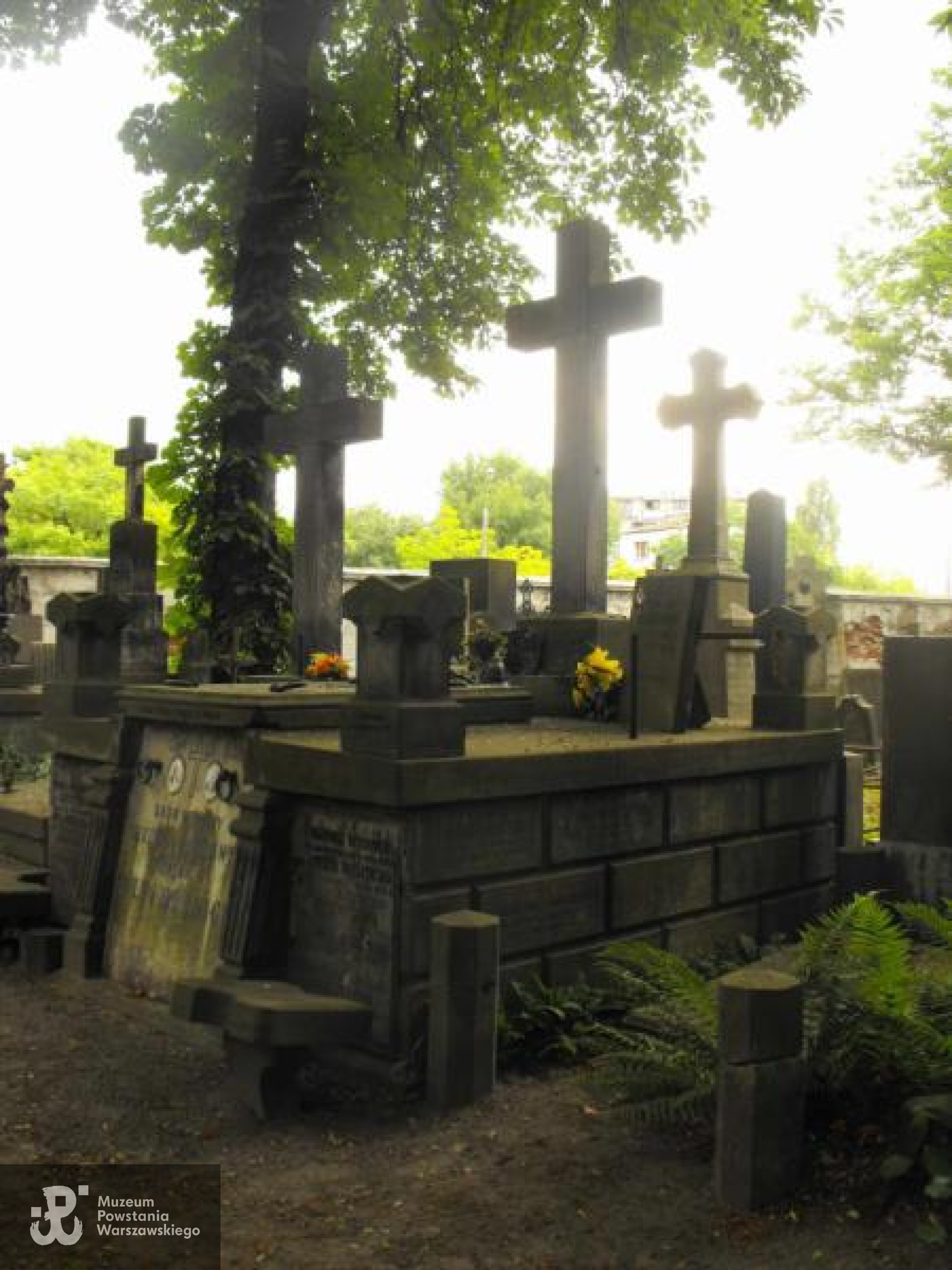 Grób symboliczny na Starych Powązkach w Warszawie. Źródło: https://cmentarze.um.warszawa.pl/pomnik.aspx?pom_id=10611 [dostęp: 09.02.2026].