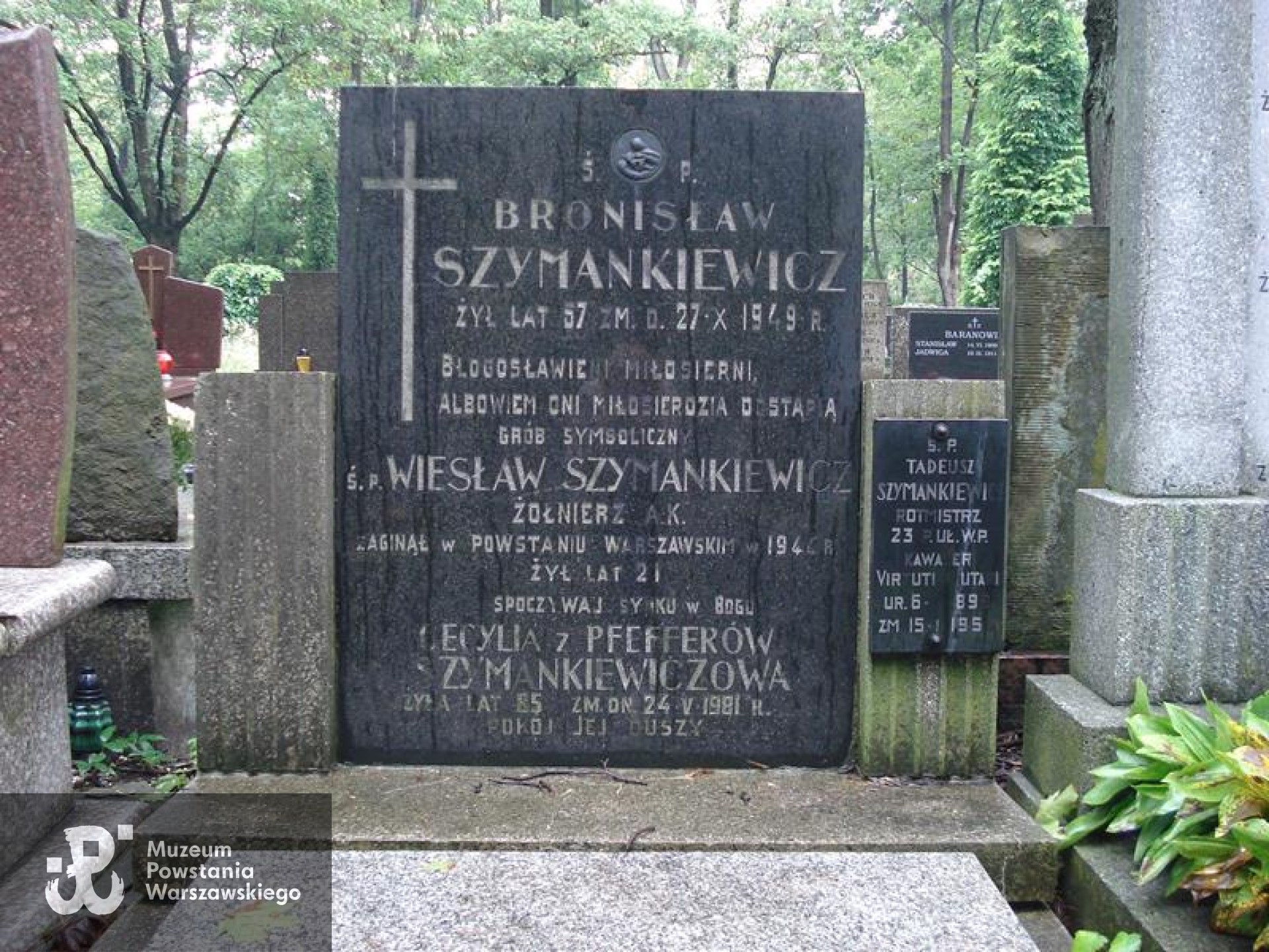 Źródło: https://cmentarze.um.warszawa.pl/pomnik.aspx?pom_id=47282 [dostęp: 10.04.2025].