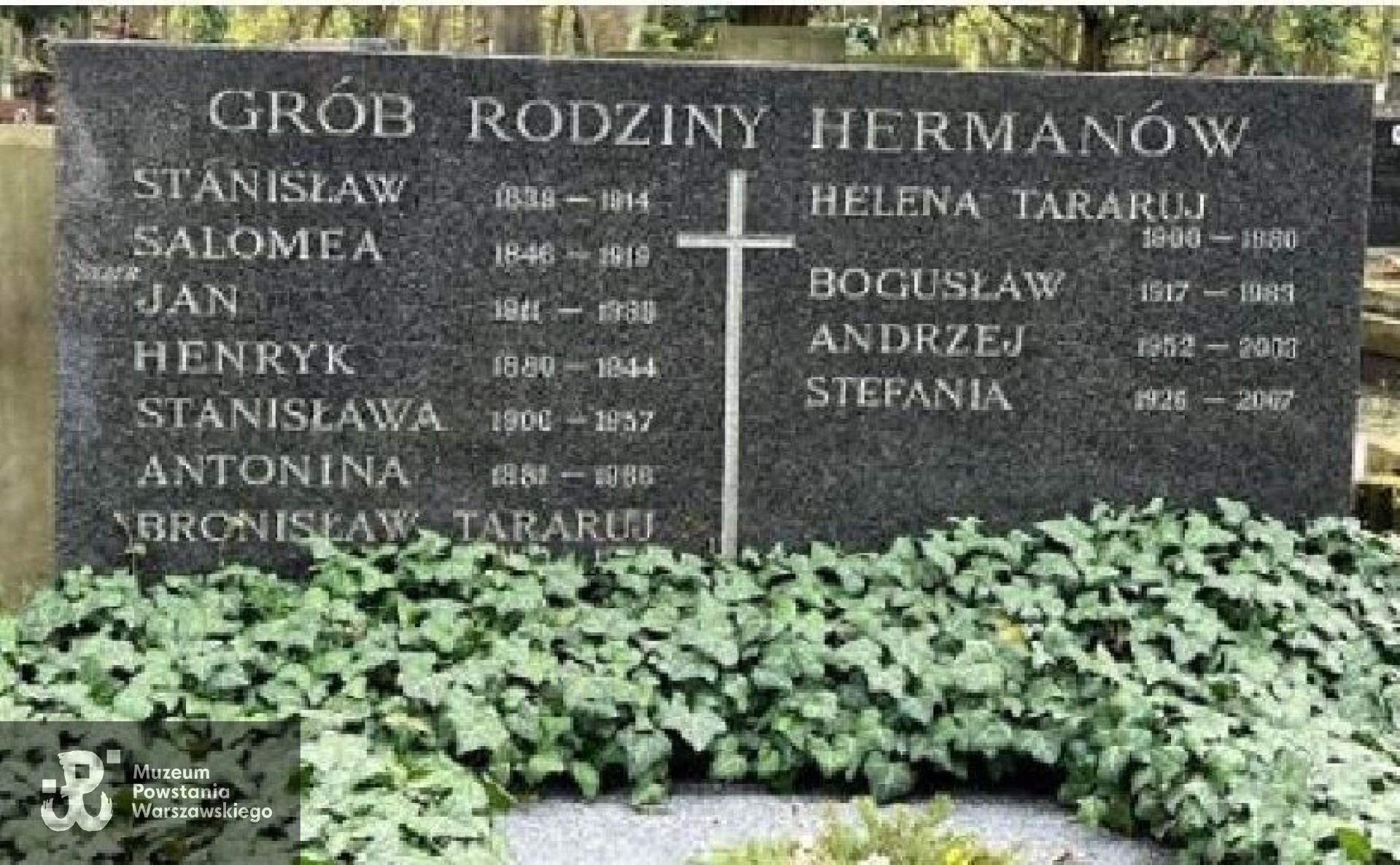 Źródło: https://pl.findagrave.com/memorial/268158822/bogus%C5%82aw-antoni-herman [dostęp: 08.07.2026].