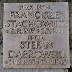 Źródło: https://www.polskiegroby.pl/osoba.php?jez=pl&osobaok=9063&nazwiskoimie=D%C4%84BROWSKI%20Stefan [dostęp: 3.10.2025].