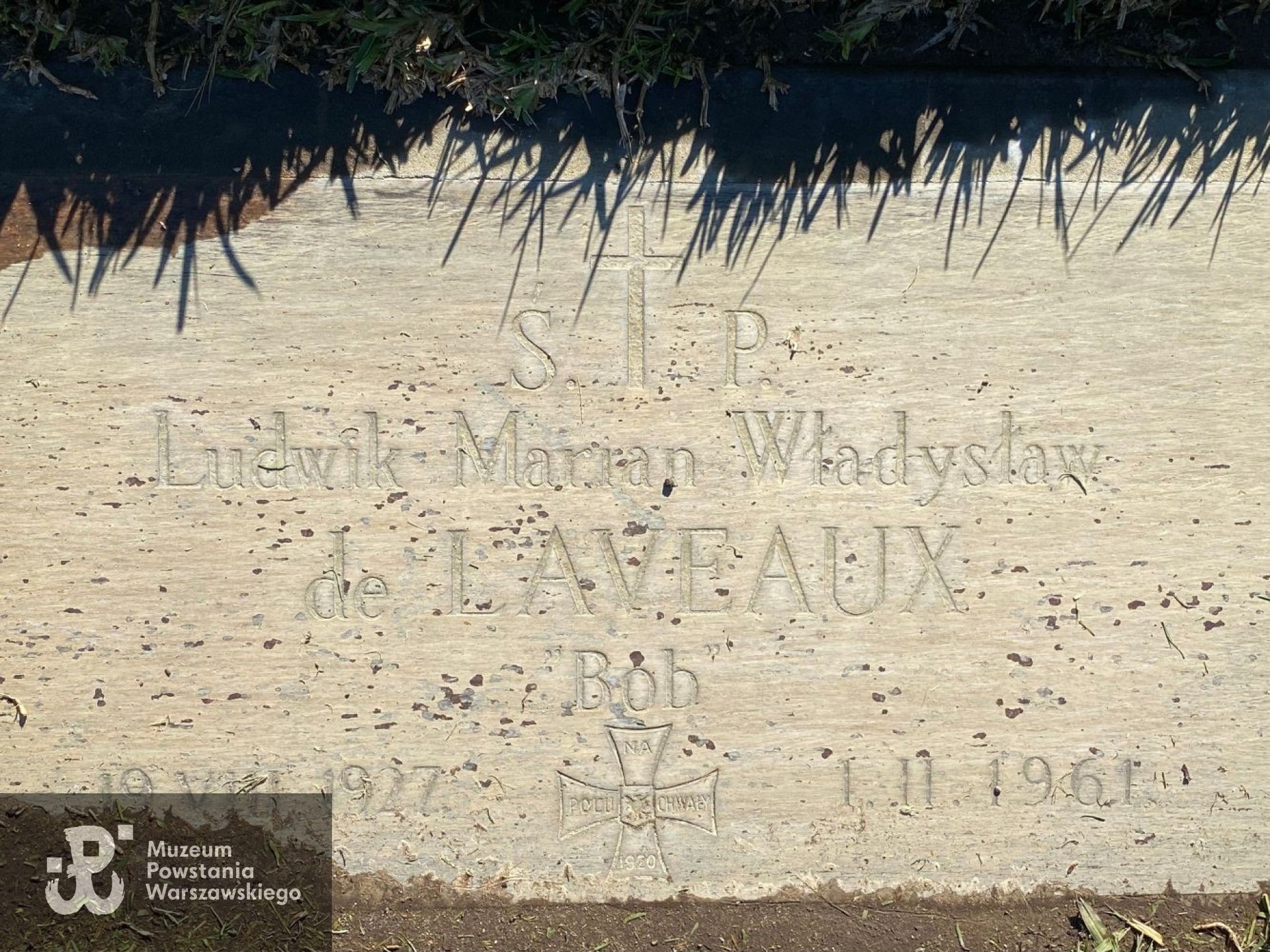 Źródło: https://www.findagrave.com/memorial/235467522/ludwik-marian-wladyslaw_de_laveaux [dostęp: 08.10.2025].