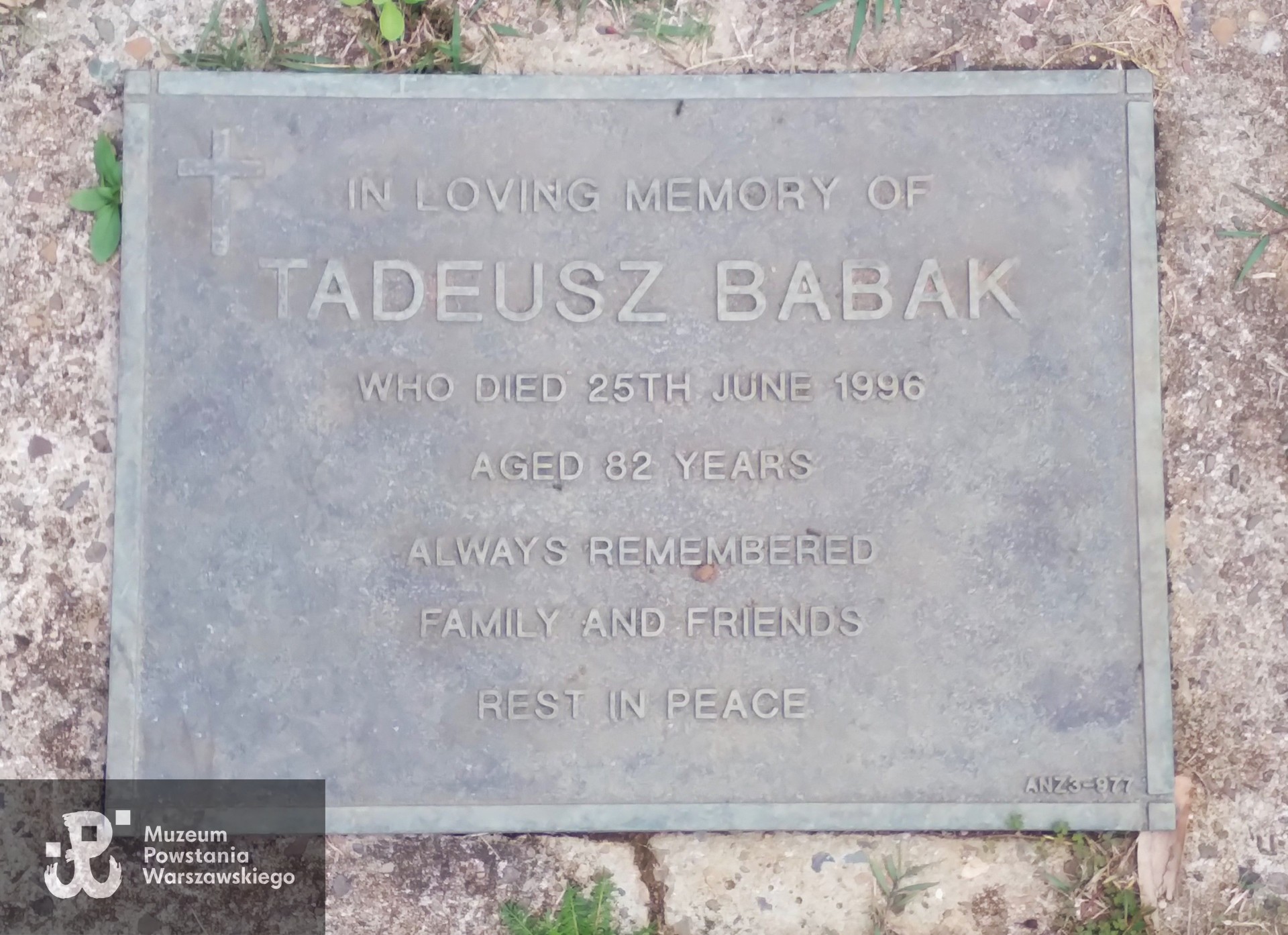 Źródło: https://www.findagrave.com/memorial/152120908/tadeusz-babak [dostęp: 28.04.2025].