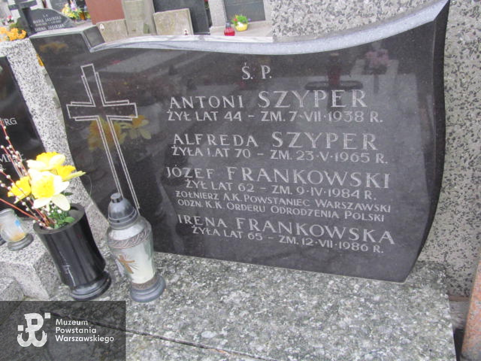 Źródło: https://grobonet.com/p/warszawaczerniakowski/15263/jozef-frankowski-warszawa-czerniakowski [dostęp: 02.02.2026].