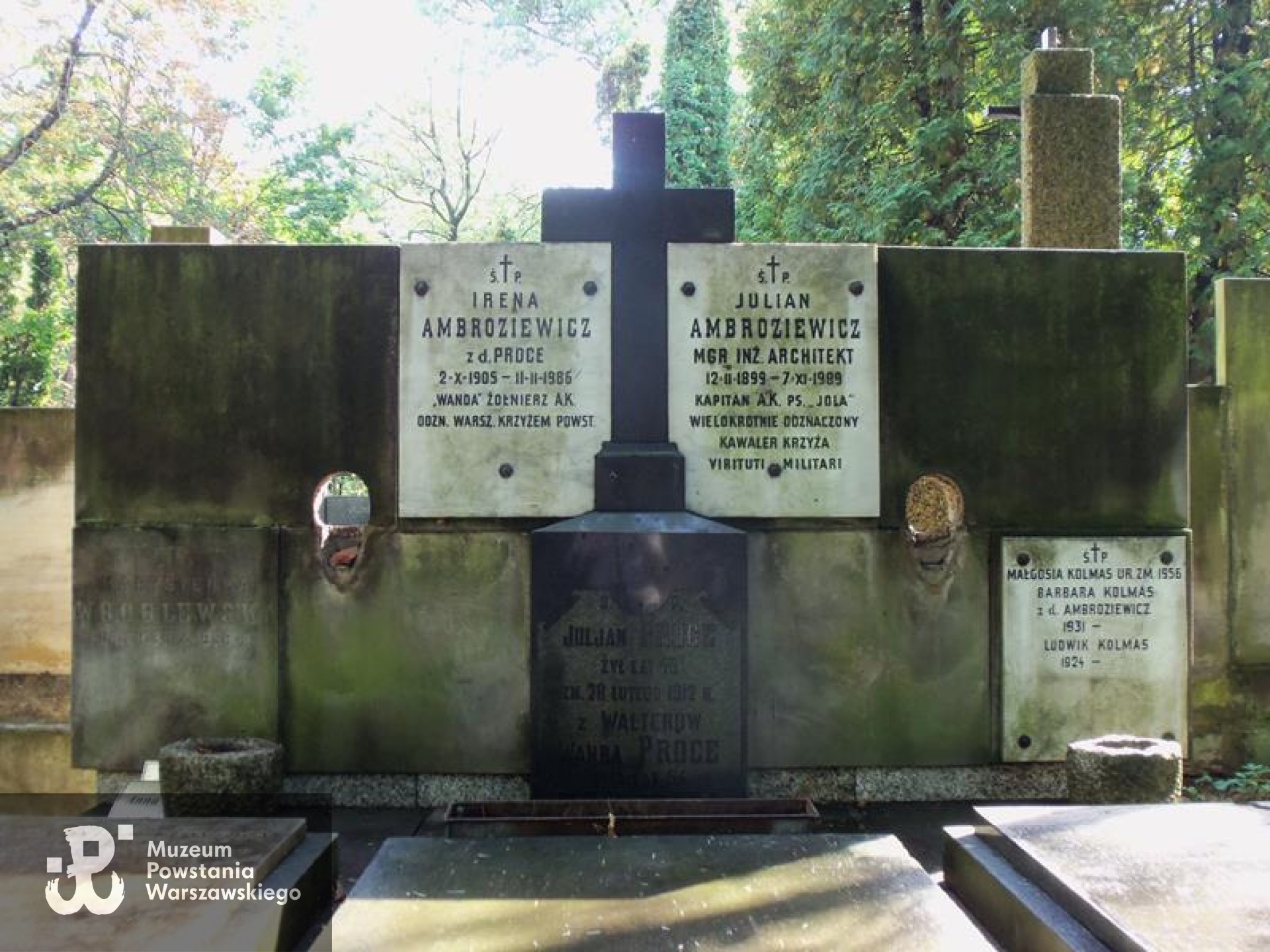 Źródło: https://cmentarze.um.warszawa.pl/pomnik.aspx?pom_id=38156 [dostęp: 28.10.2025].