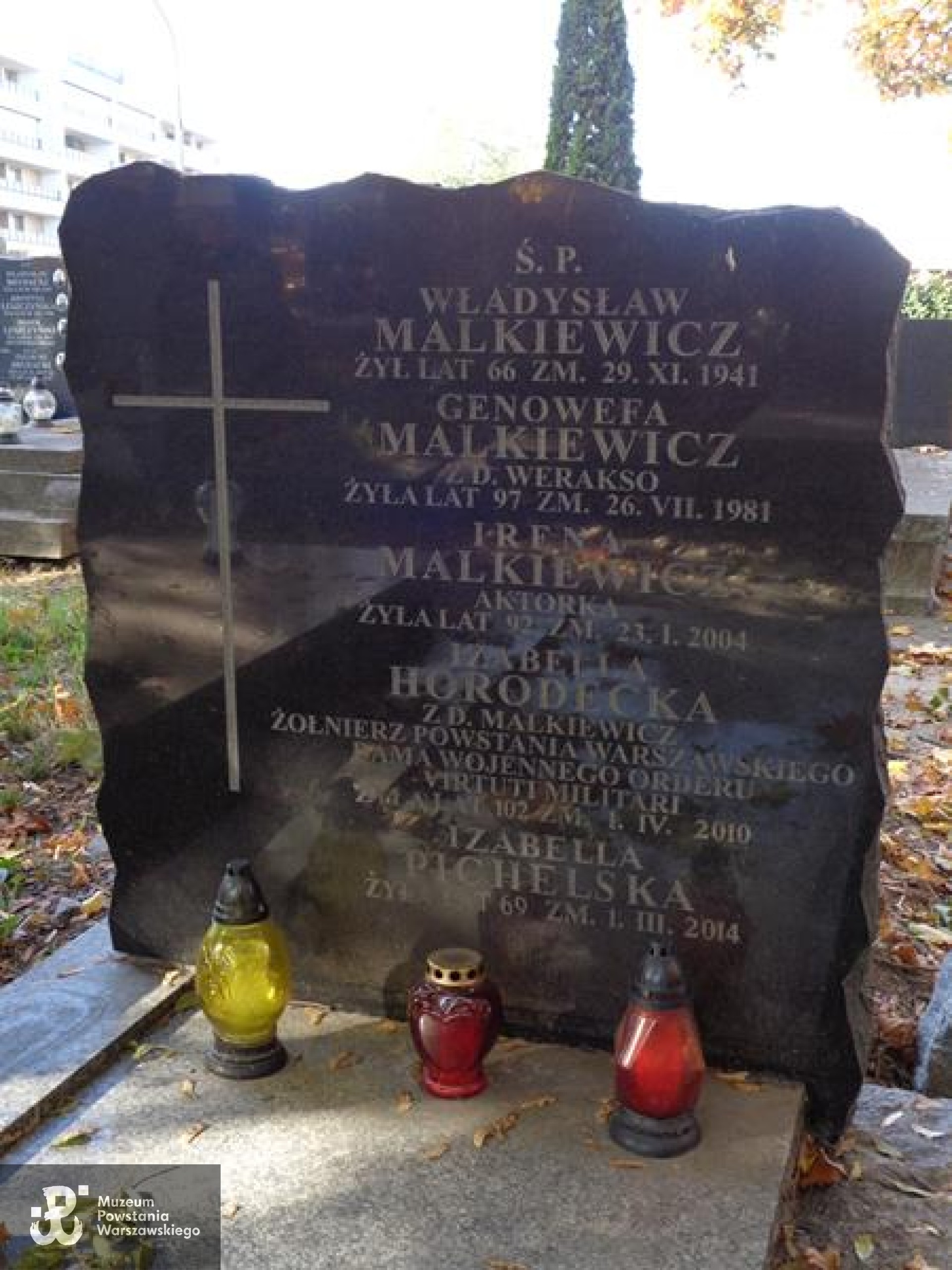 Źródło: https://cmentarze.um.warszawa.pl/pomnik.aspx?pom_id=67999 [dostęp: 31.05.2026].