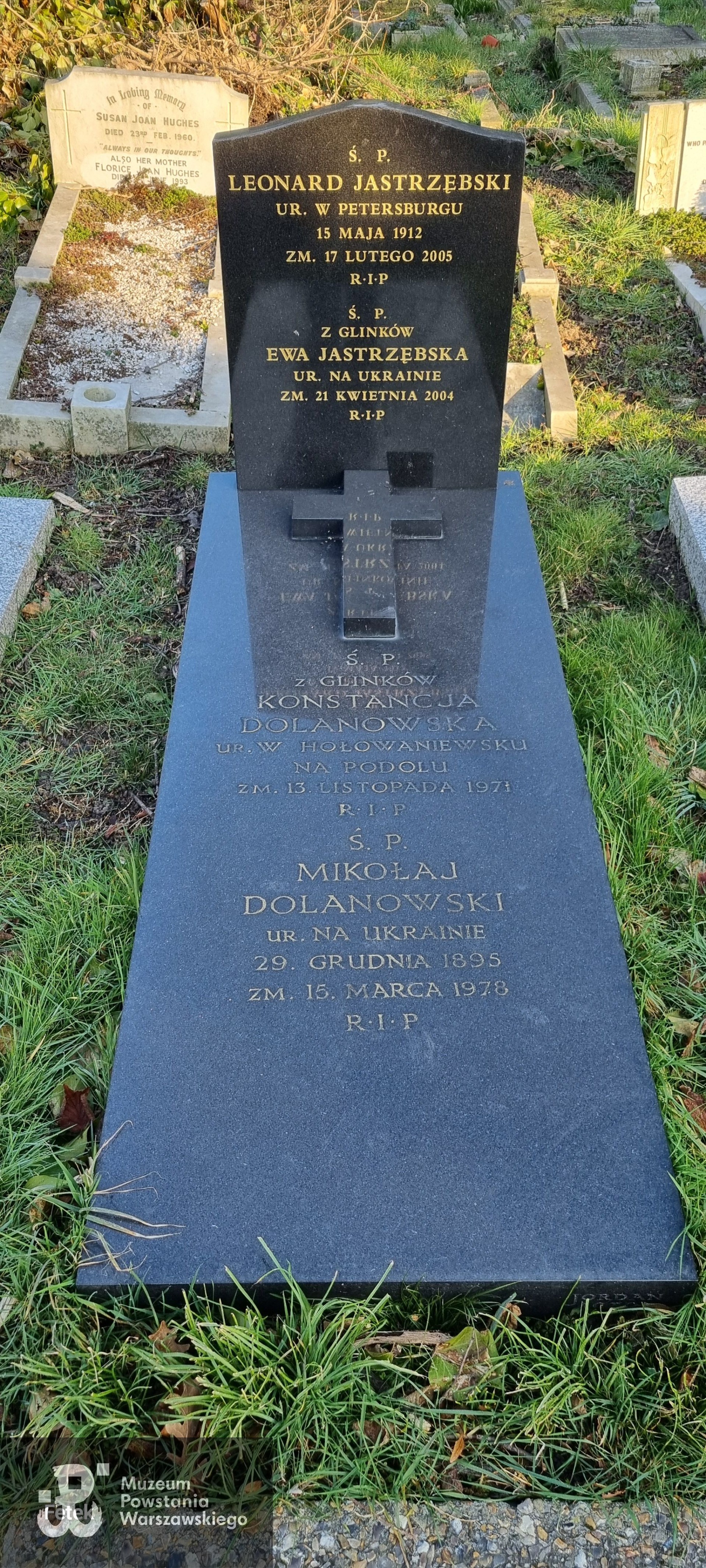 Źródło: https://pl.findagrave.com/memorial/281977000/leonard-witold-jastrz%C4%99bski [dostęp: 3.07.2026].
