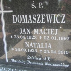 Źródło: https://grobonet.com/p/swidnica36/415/natalia-domaszewicz-1923-swidnica [dostęp: 2.04.2026].