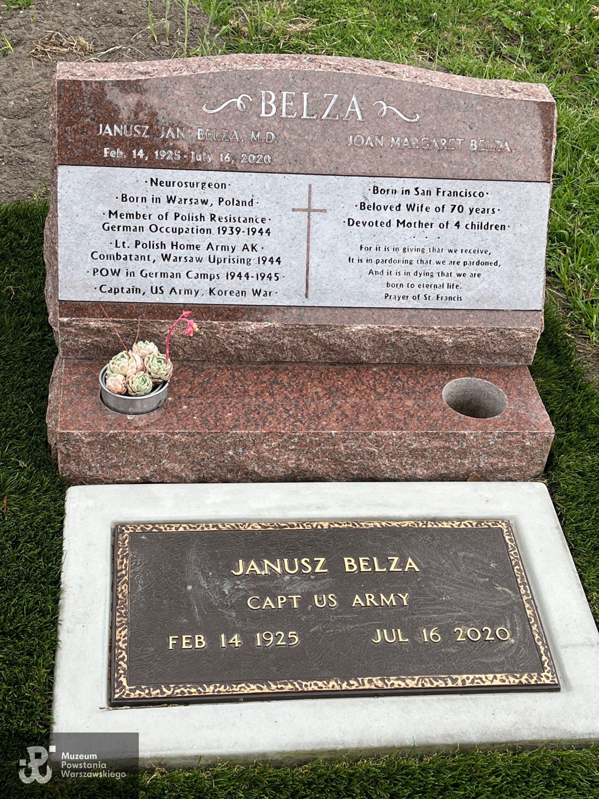 Źródło: https://www.findagrave.com/memorial/255430586/janusz-belza [dostęp: 16.05.2025].