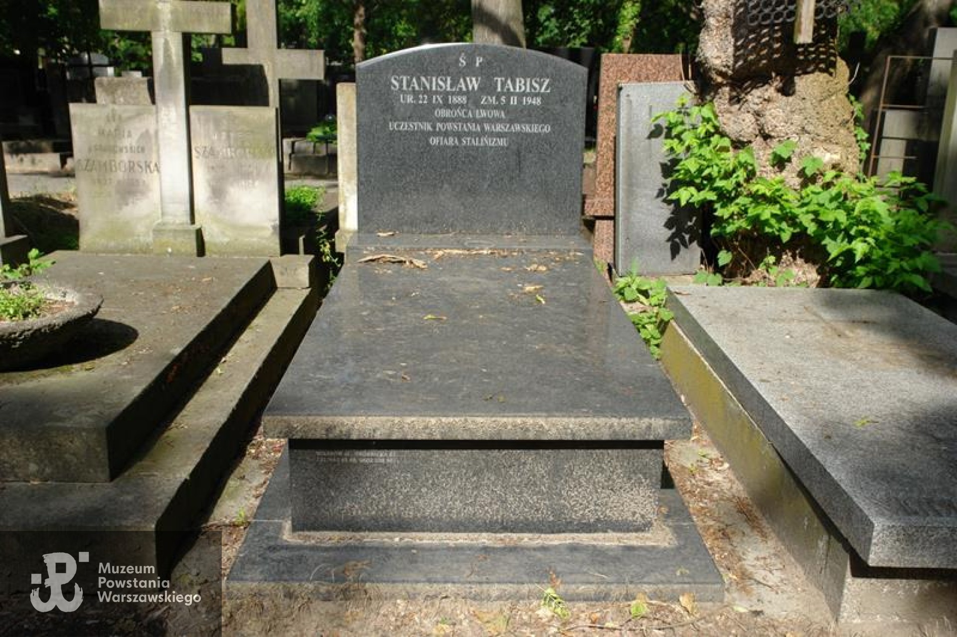 Grób na Starych Powązkach w Warszawie. Źródło: https://cmentarze.um.warszawa.pl/pomnik.aspx?pom_id=36126 [dostęp: 10.02.2026].