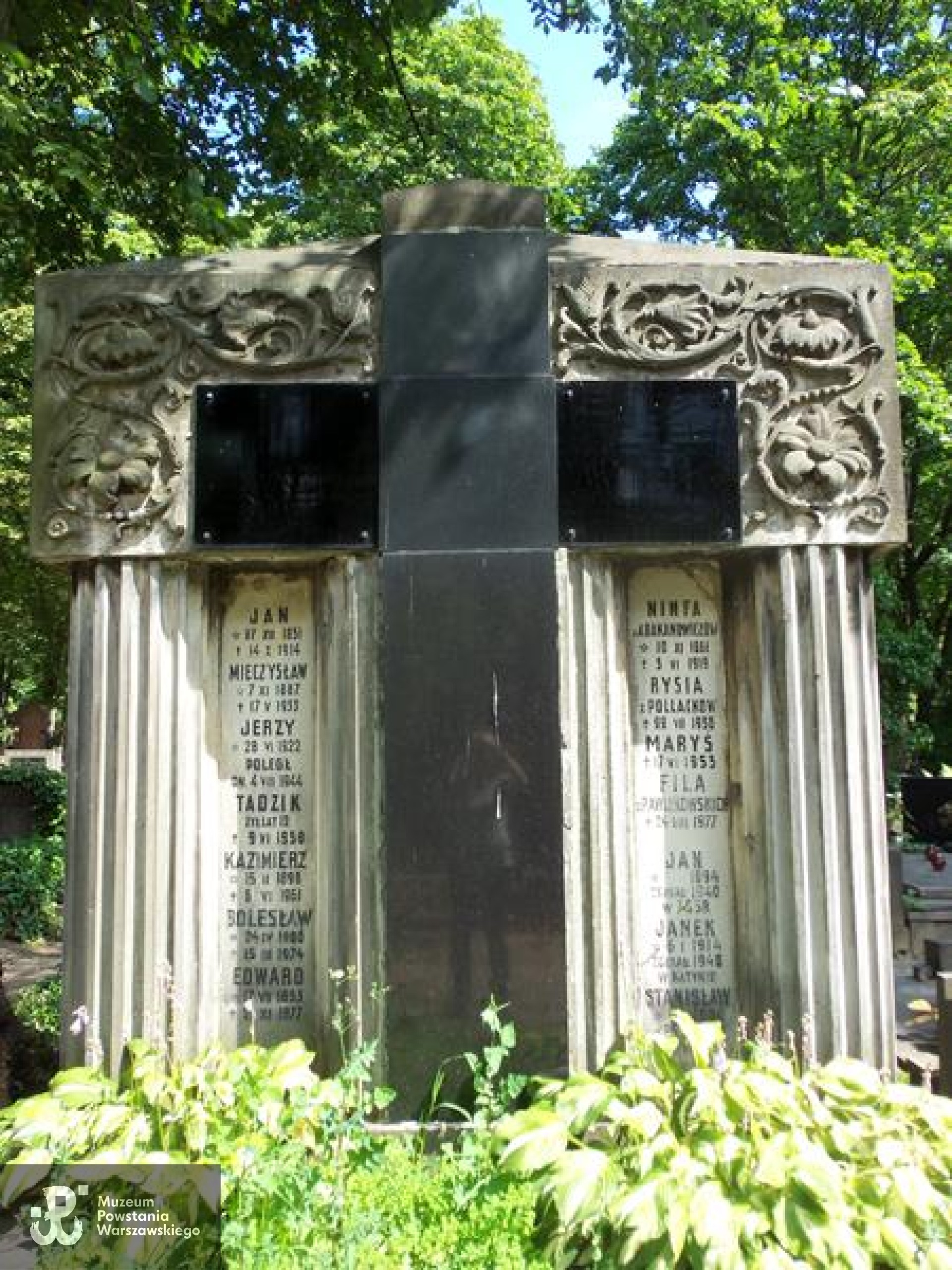 Źródło: https://cmentarze.um.warszawa.pl/pomnik.aspx?pom_id=32144 [dostęp: 10.04.2025].