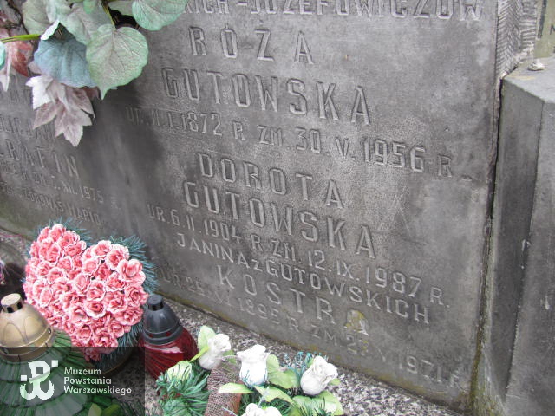 Źródło: https://grobonet.com/p/warszawaczerniakowski/14933/dorota-gutowska-1904-warszawa-czerniakowski [dostęp: 03.07.2026].