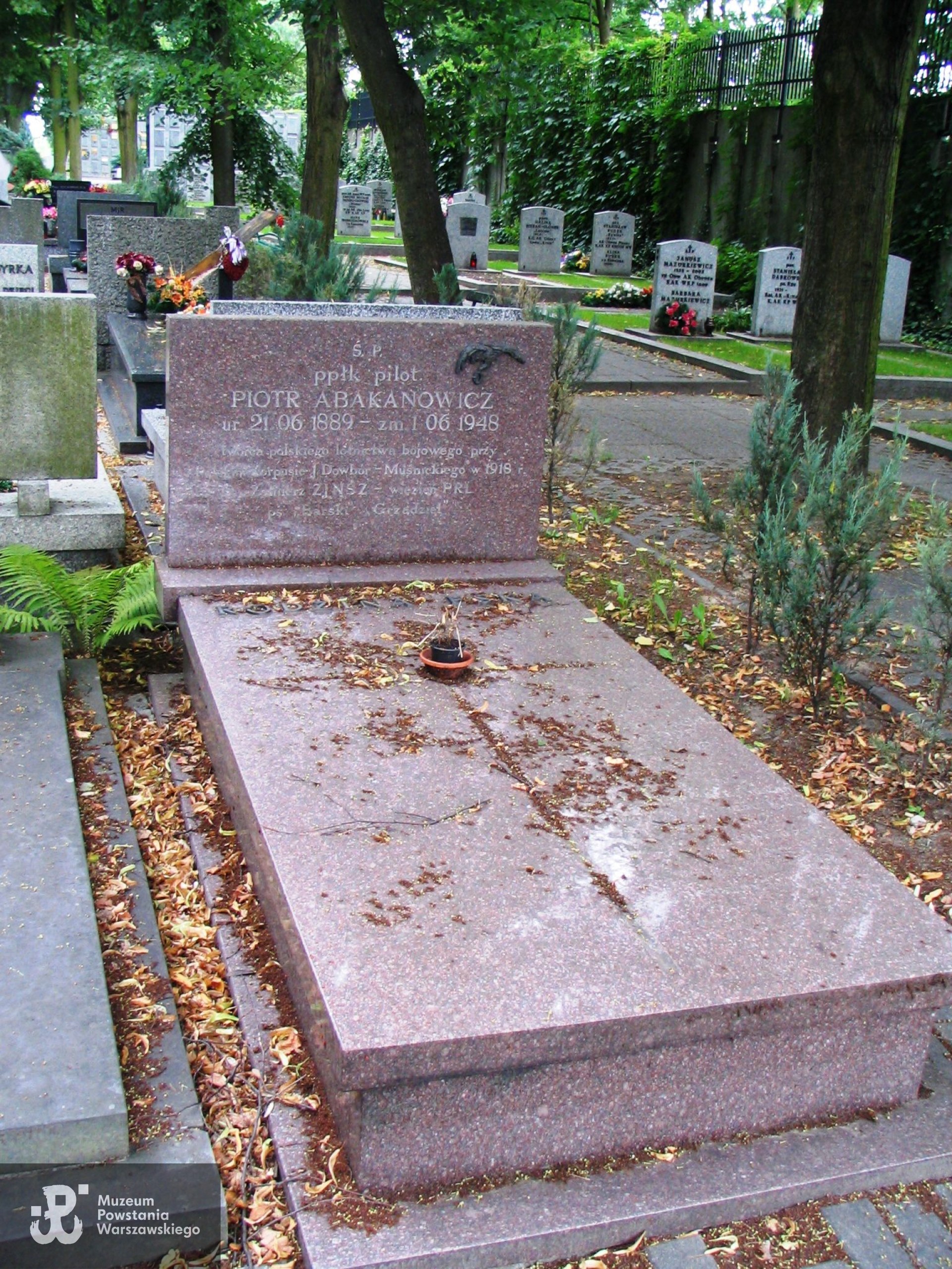 Źródło: https://www.findagrave.com/memorial/239389746/piotr-petrovich-abakanowicz%20%5bdost%C4%99p:%2008.04.2025 [dostęp: 10.04.2025].