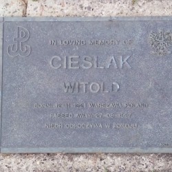 Źródło: https://www.findagrave.com/memorial/184261419/witold-cieslak [dostęp: 10.09.2025].