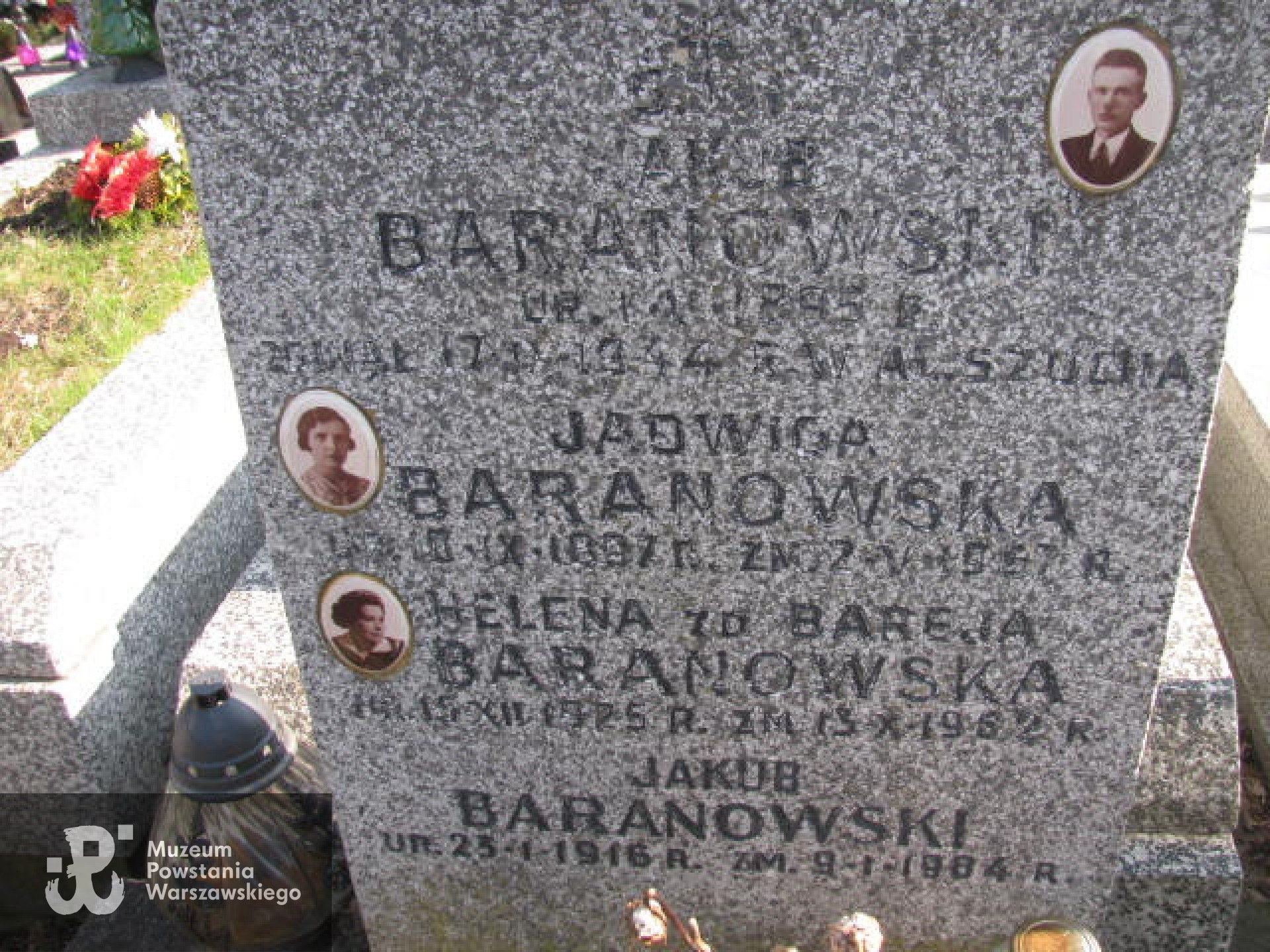 Źródło: https://grobonet.com/p/warszawaczerniakowski/9399/helena-baranowska-1925-warszawa-czerniakowski [dostęp: 12.05.2025].