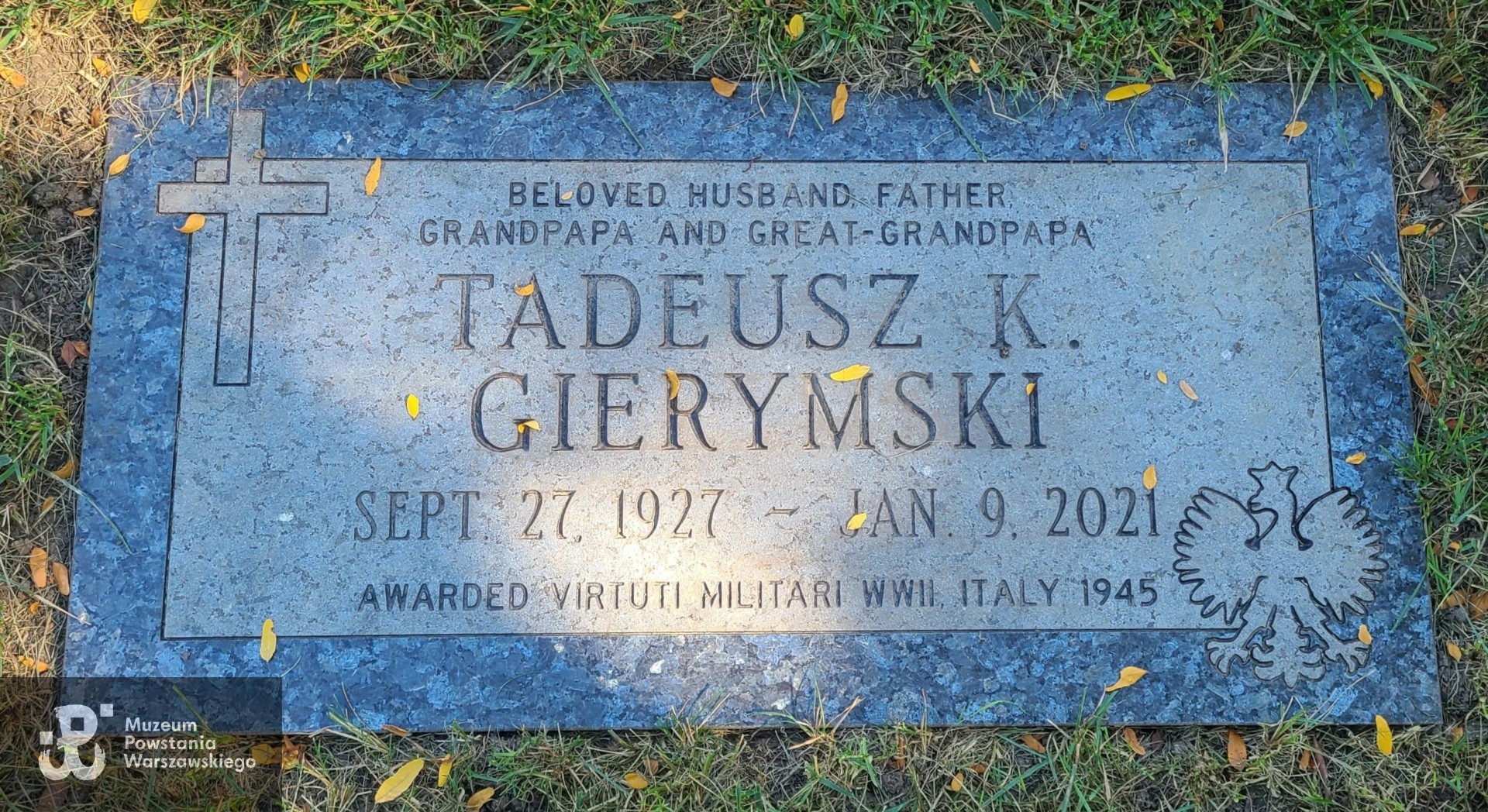 Źródło: https://www.findagrave.com/memorial/275196238/tadeusz-k-gierymski [dostęp: 31.03.2026].