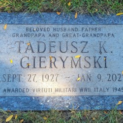 Źródło: https://www.findagrave.com/memorial/275196238/tadeusz-k-gierymski [dostęp: 31.03.2026].