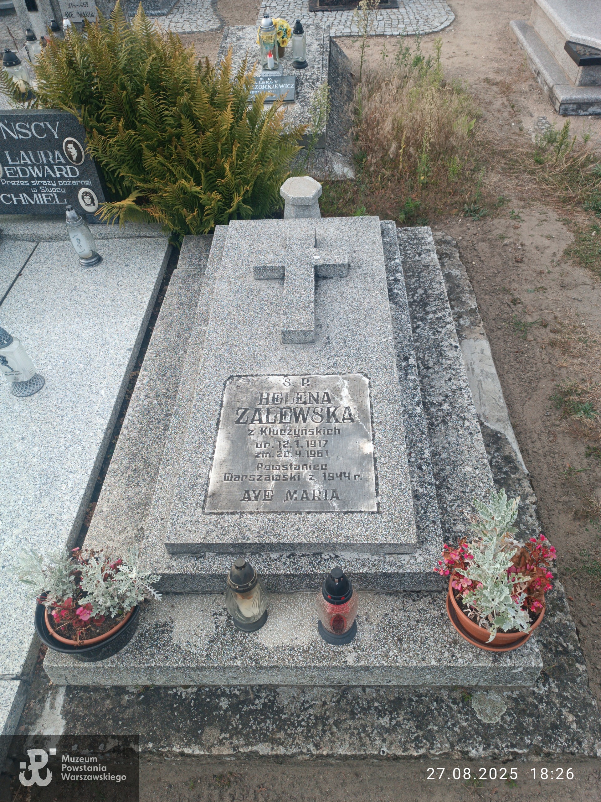 Źródło: Formularz zgłoszeniowy do Bazy grobów Powstańców Warszawskich.