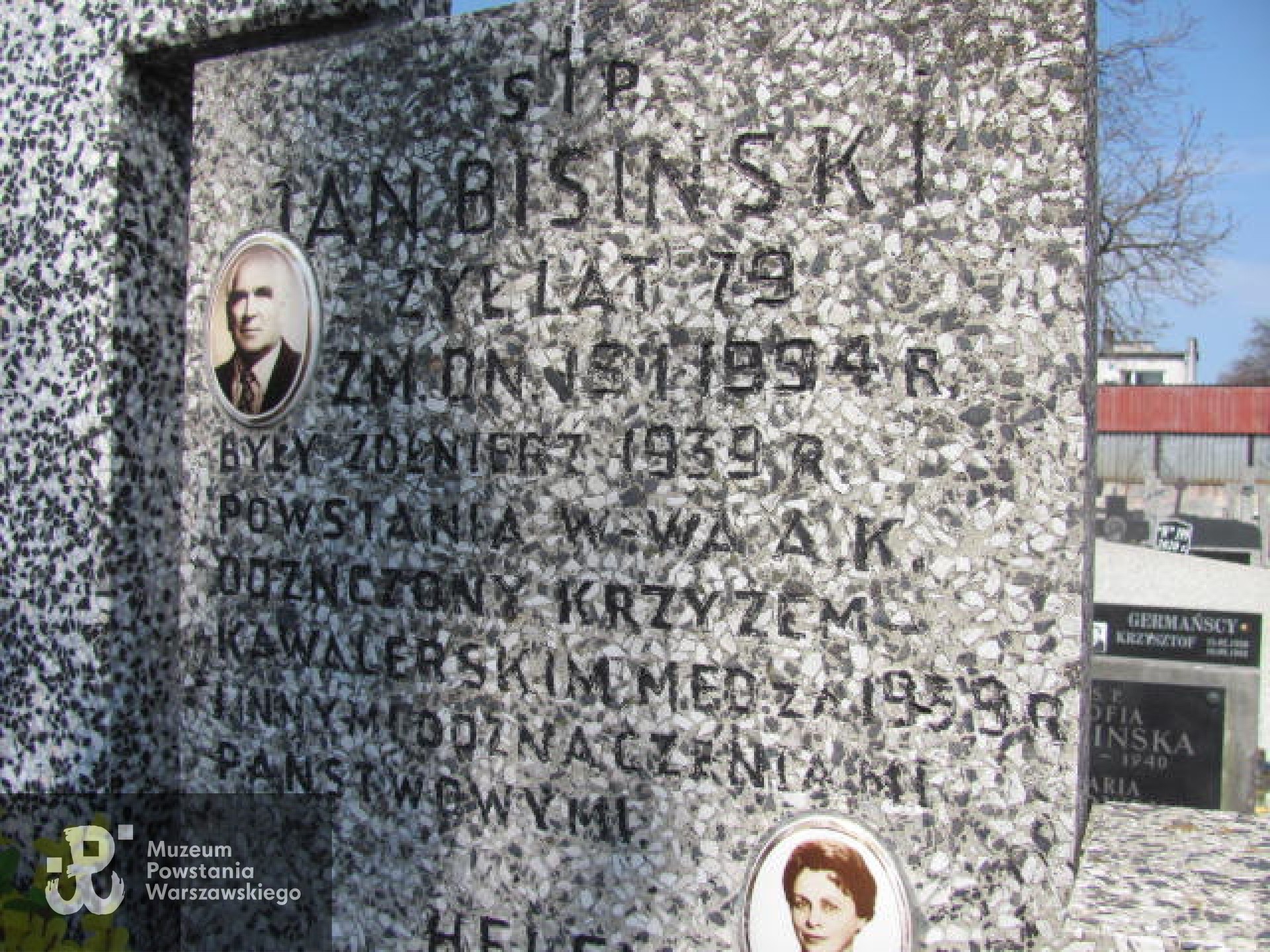 Źródło: https://grobonet.com/p/warszawaczerniakowski/8944/jan-bisinski-warszawa-czerniakowski [dostęp: 26.05.2025].