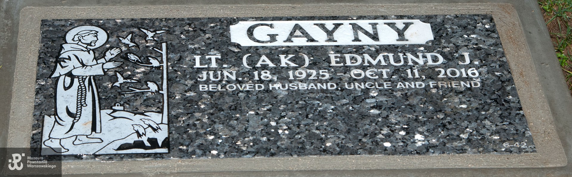 Źródło: https://pl.findagrave.com/memorial/172851464/edmund-j-gayny#view-photo=151787782 [dostęp: 30.03.2026].