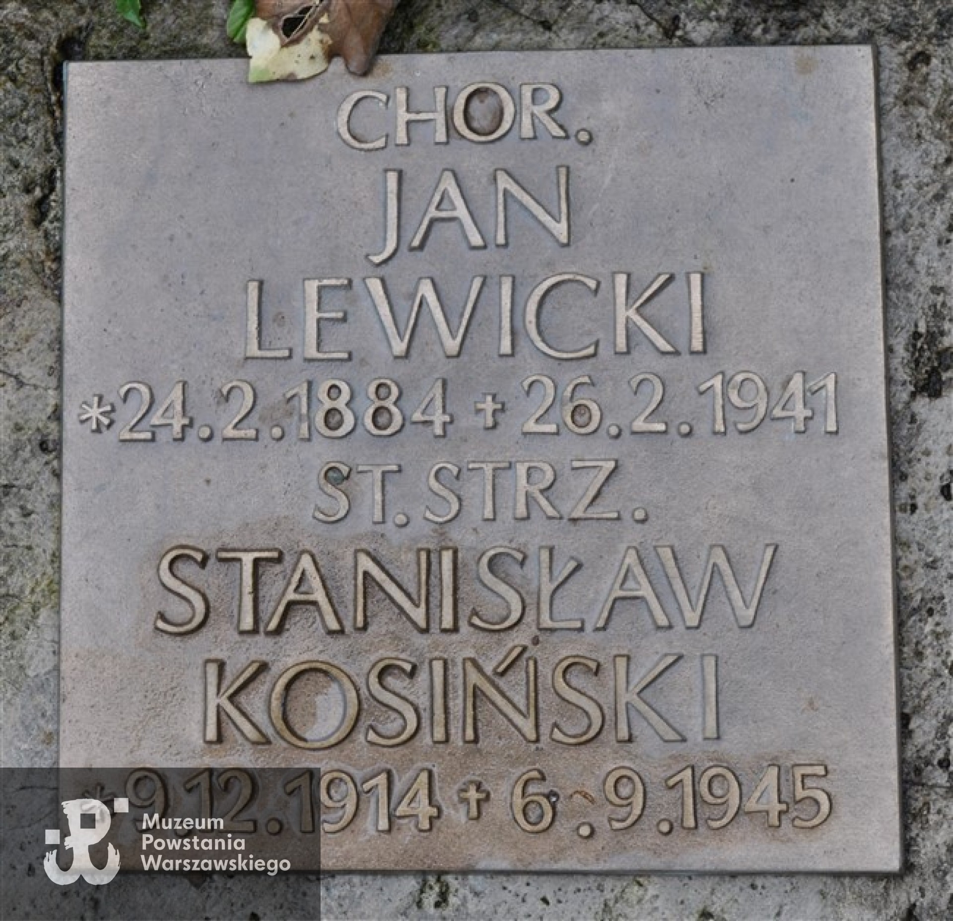 Źródło: https://www.polskiegroby.pl/osoba.php?jez=pl&osobaok=12948&nazwiskoimie=Kosi%C5%84ski%20Stanis%C5%82aw [dostęp: 23.09.2025].