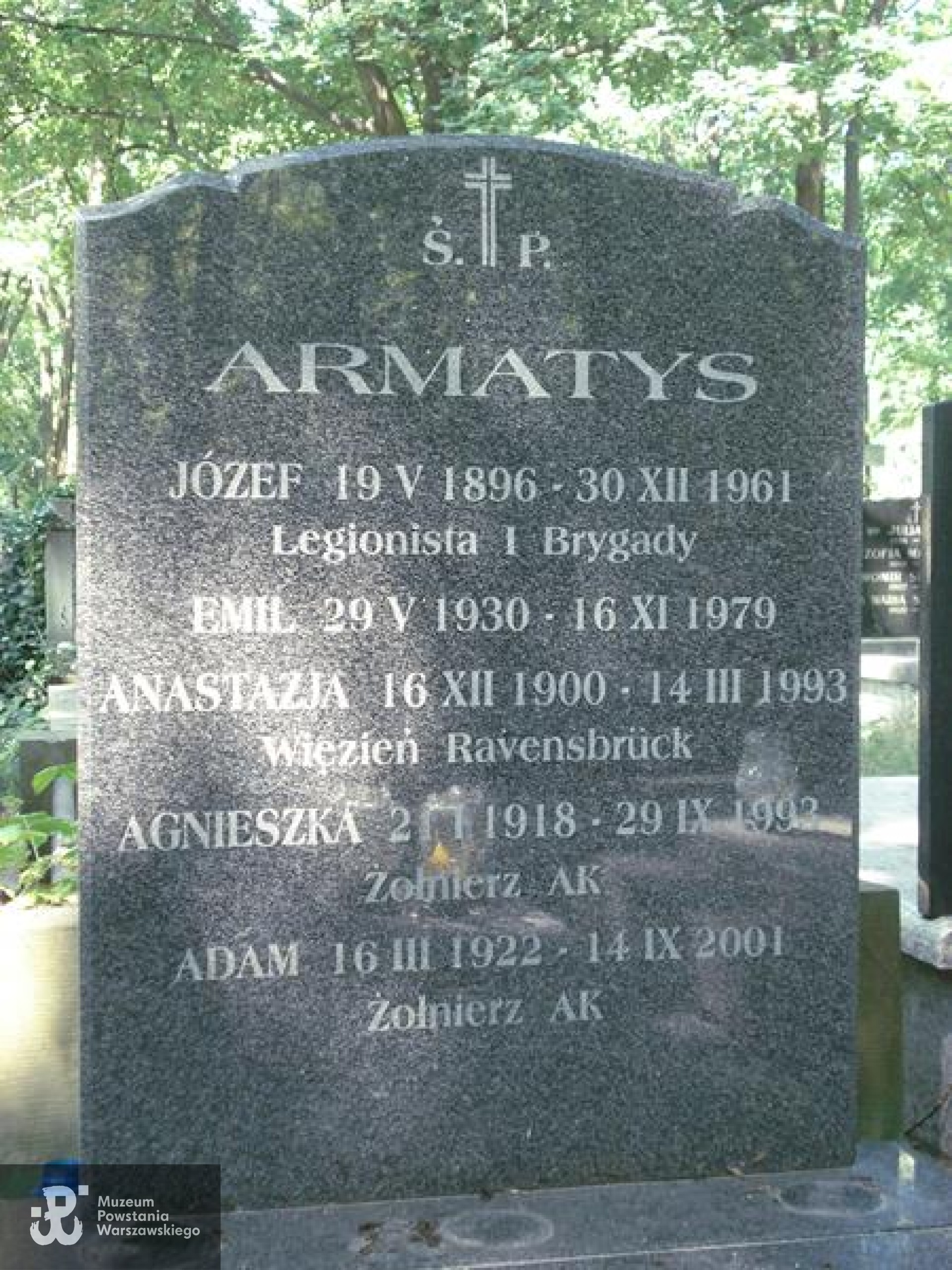 Źródło: https://cmentarze.um.warszawa.pl/pomnik.aspx?pom_id=65078 [dostęp: 24.04.2025].