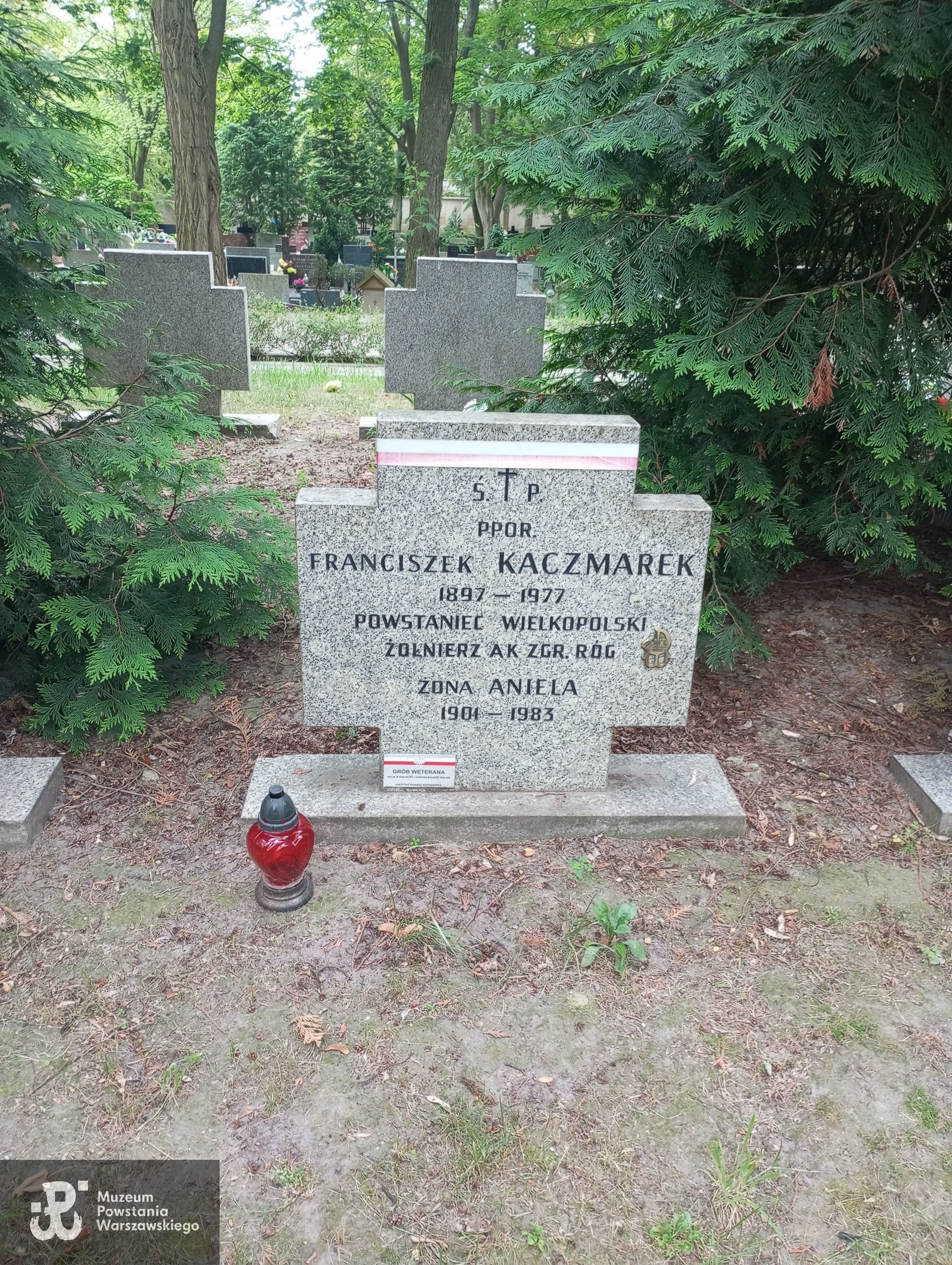 Źródło: https://pl.findagrave.com/memorial/272414854/franciszek-kaczmarek#view-photo=298583448 [dostęp: 29.07.2026].