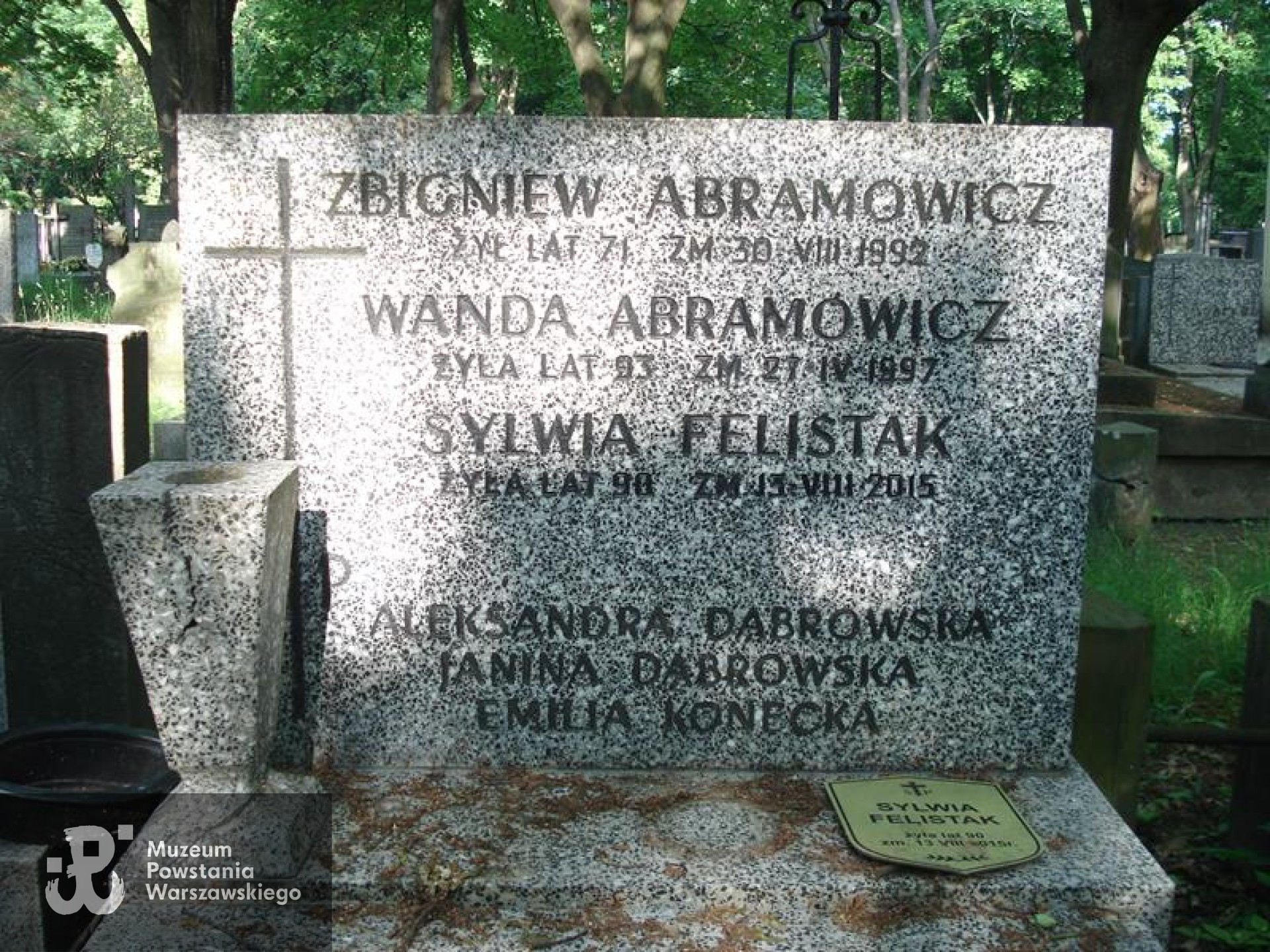 Źródło: https://cmentarze.um.warszawa.pl/pomnik.aspx?pom_id=62730 [dostęp: 10.04.2025].