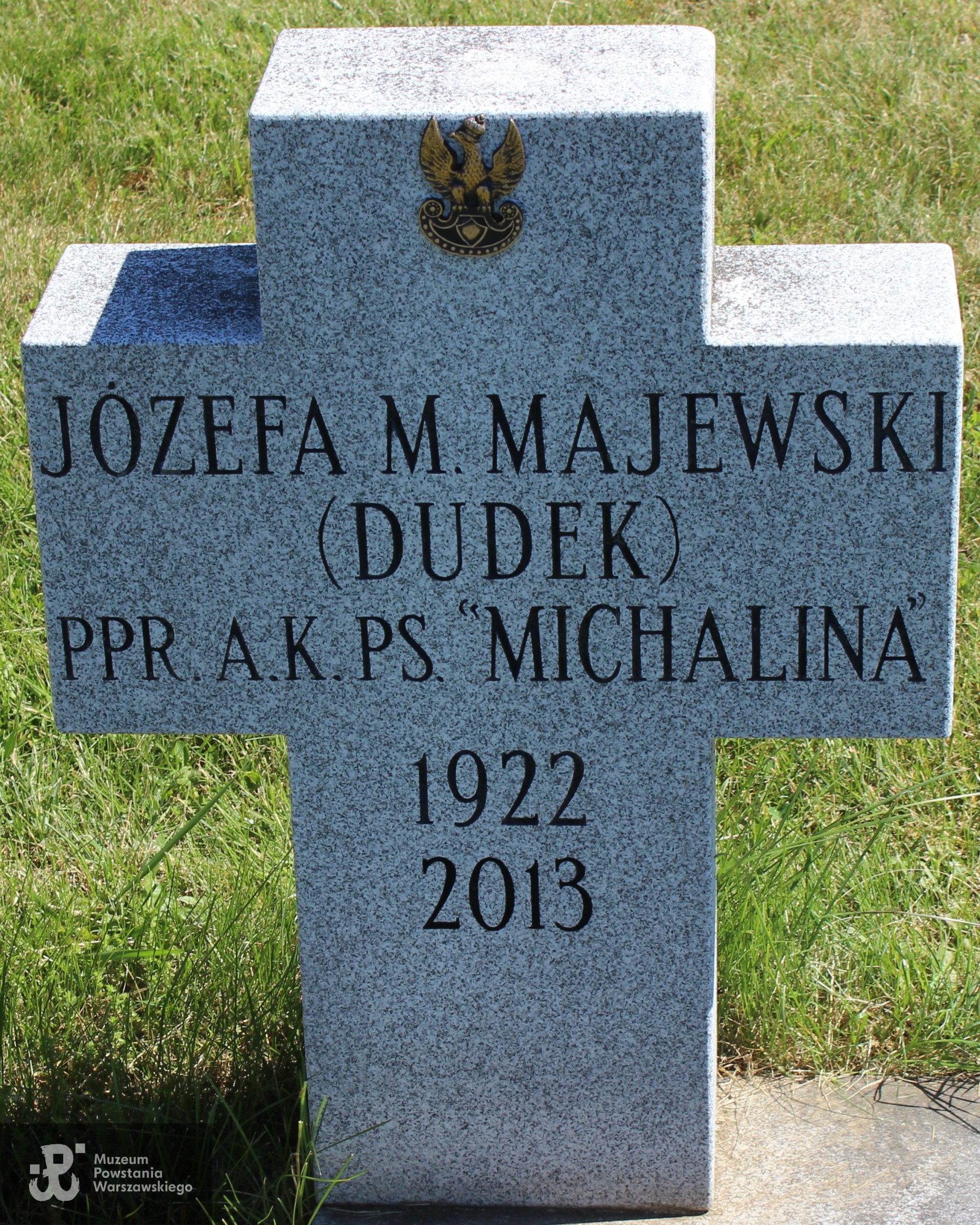 Źródło: https://www.findagrave.com/memorial/169168698/jozefa-maria-majewski [dostęp: 13.01.2026].