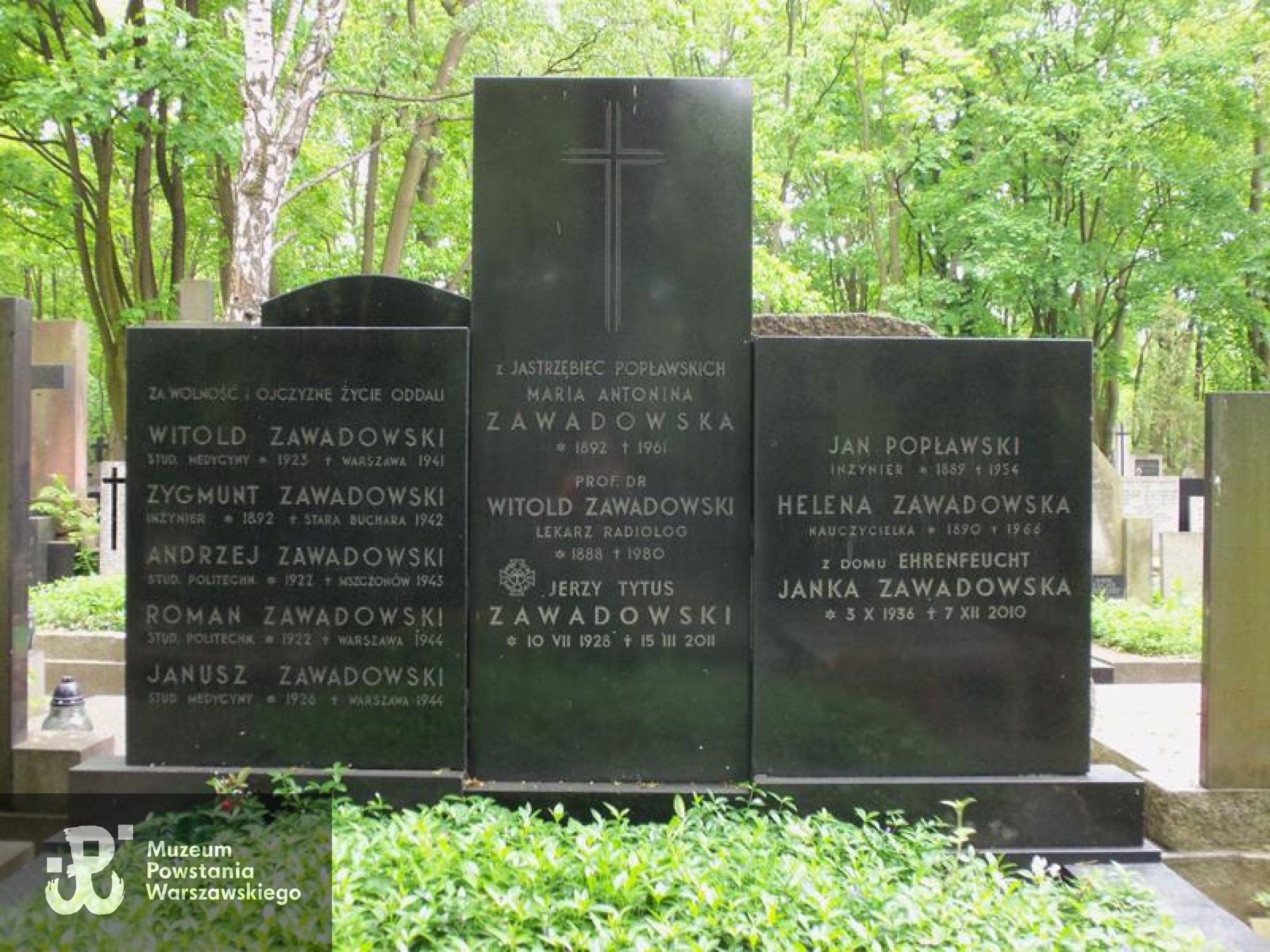 Źródło: https://cmentarze.um.warszawa.pl/pomnik.aspx?pom_id=39434 [dostęp: 9.04.2025].