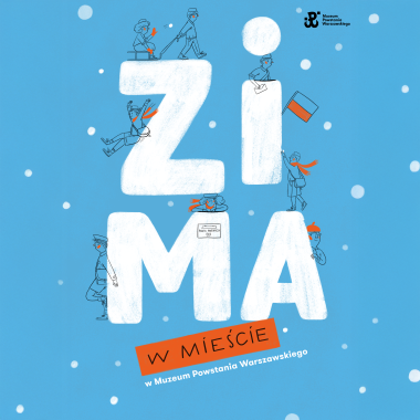 Zima w mieście z Muzeum Powstania Warszawskiego