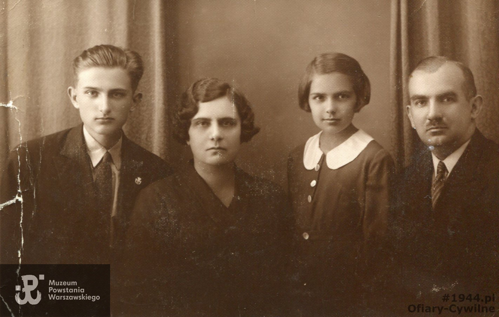 Rodzina Sokalskich ok. 1934 r., zdjęcie ze zbiorów pani Agnieszki Soltys