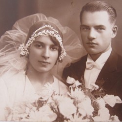 Aleksander i Helena Gontarkowie, fotografię udostępniła p. Yvonne Klimecki