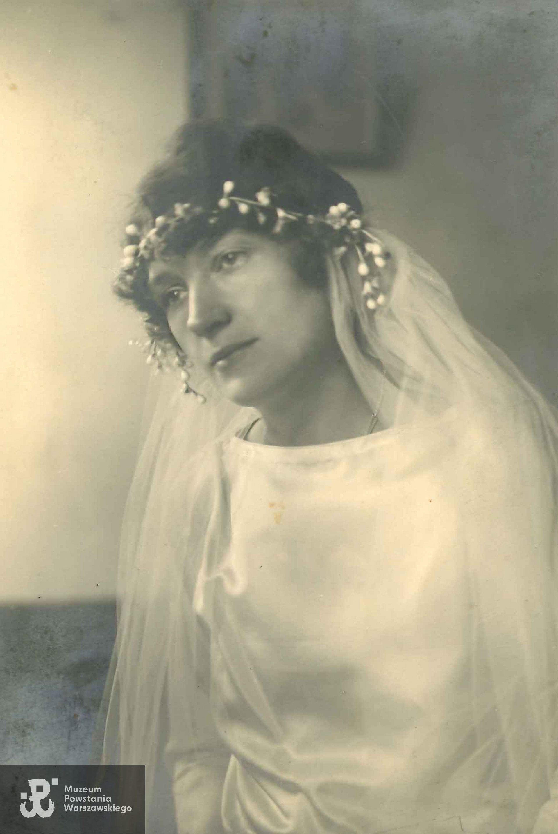 fotografia ślubna Jadwigi Huńko z d. Szymańskiej udostępniła Pani Elżbieta Janik