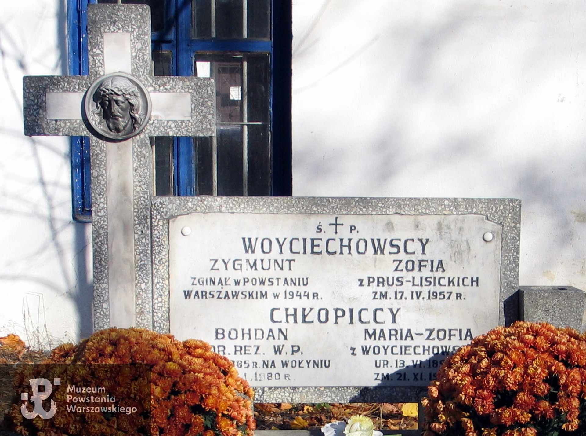 Symboliczny grób Jana Wojciechowskiego na cmentarzu w Piotrkowie Trybunalskim, zdjęcie udostępnił Pan Marcin Wojciechowski