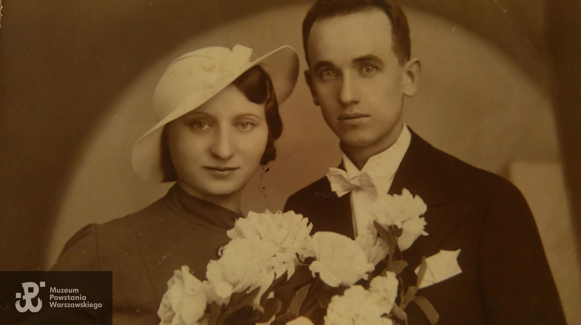 Zdjęcie ślubne Stanisława i Marii, udostępniła Pani Elżbieta Budziak-Laskowska