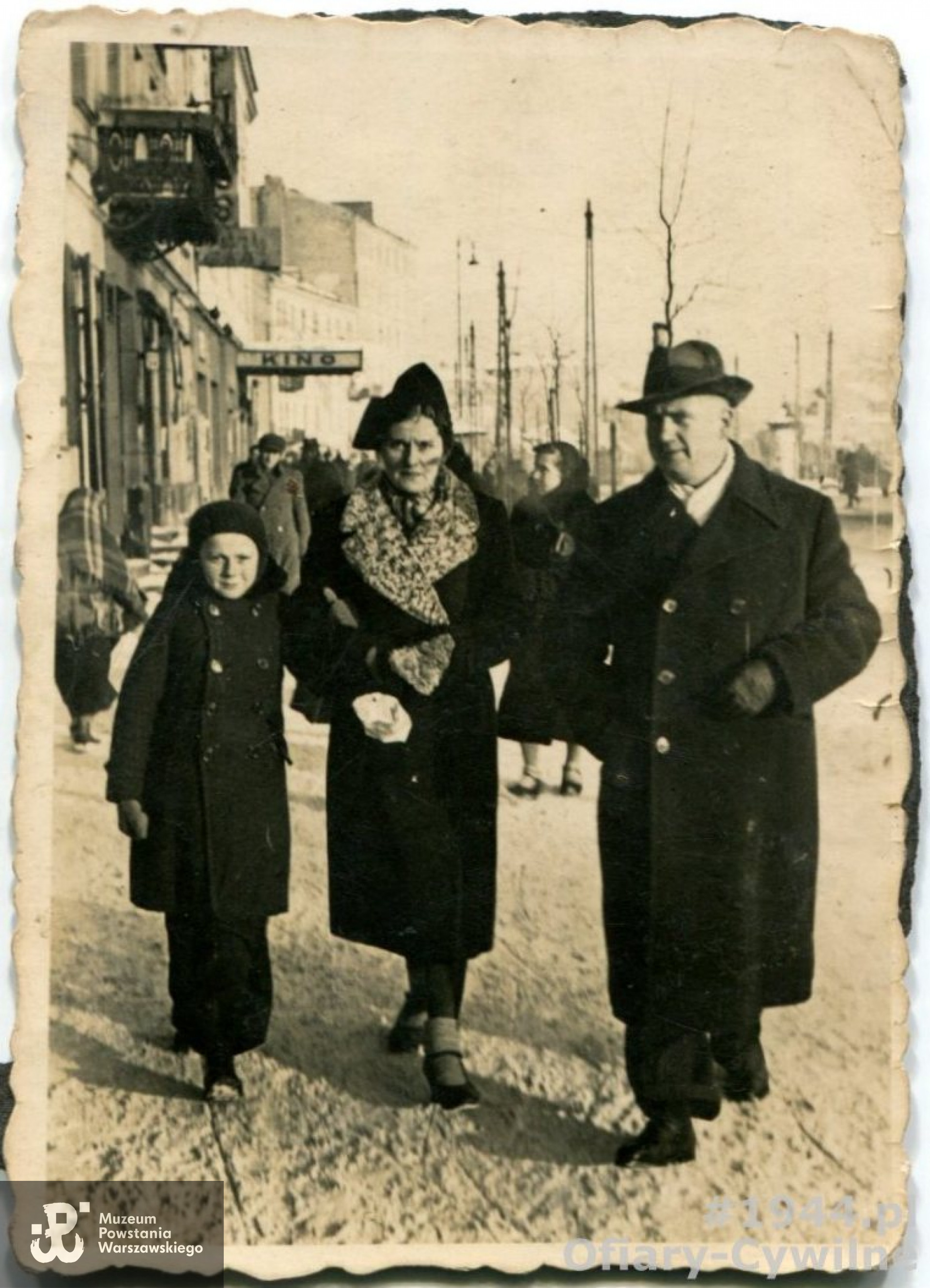 Czesław Godlewski z żoną Sabiną i synem Tadeuszem