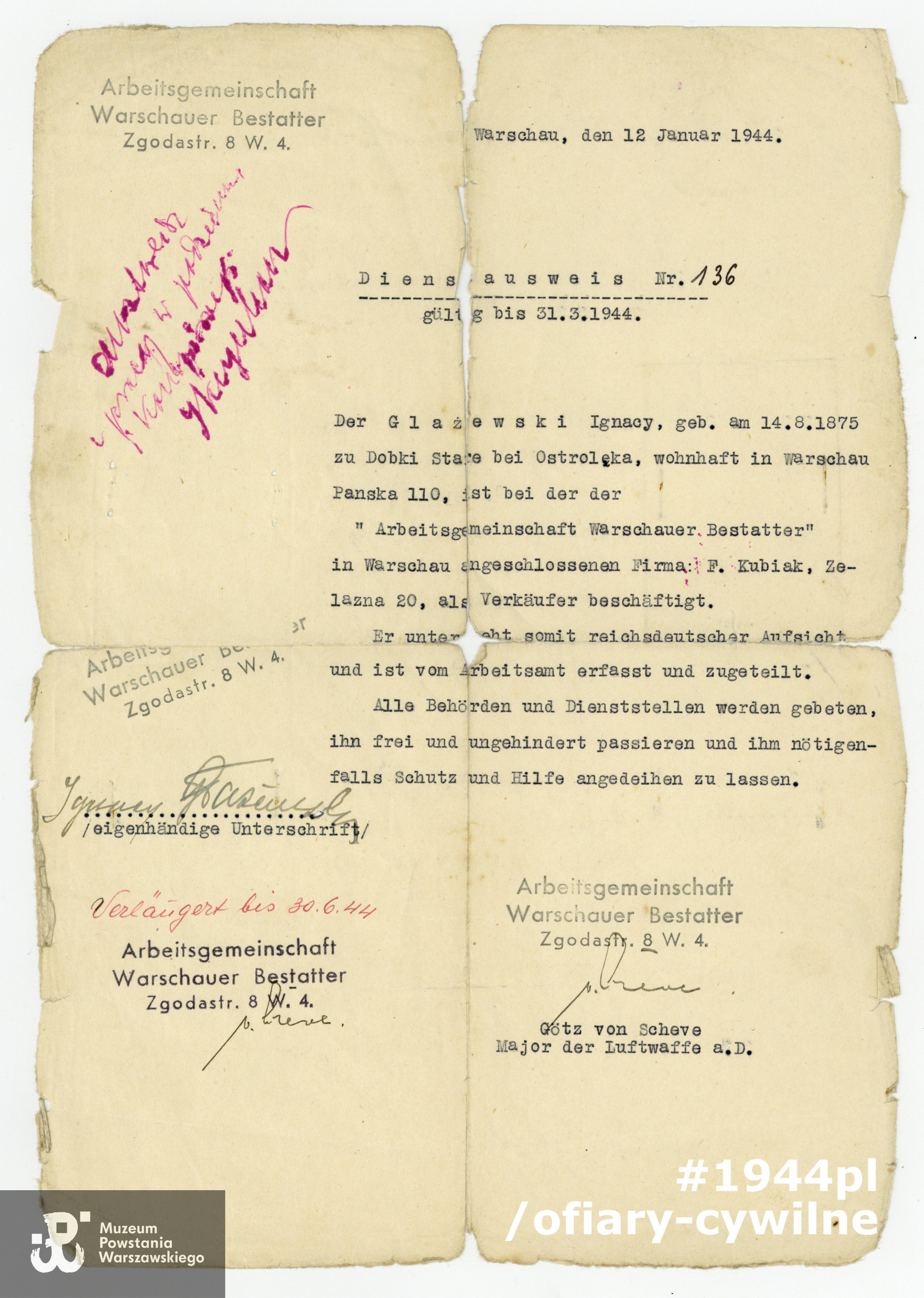 Ze zbiorów wnuka Pana Tadeusza Głażewskiego