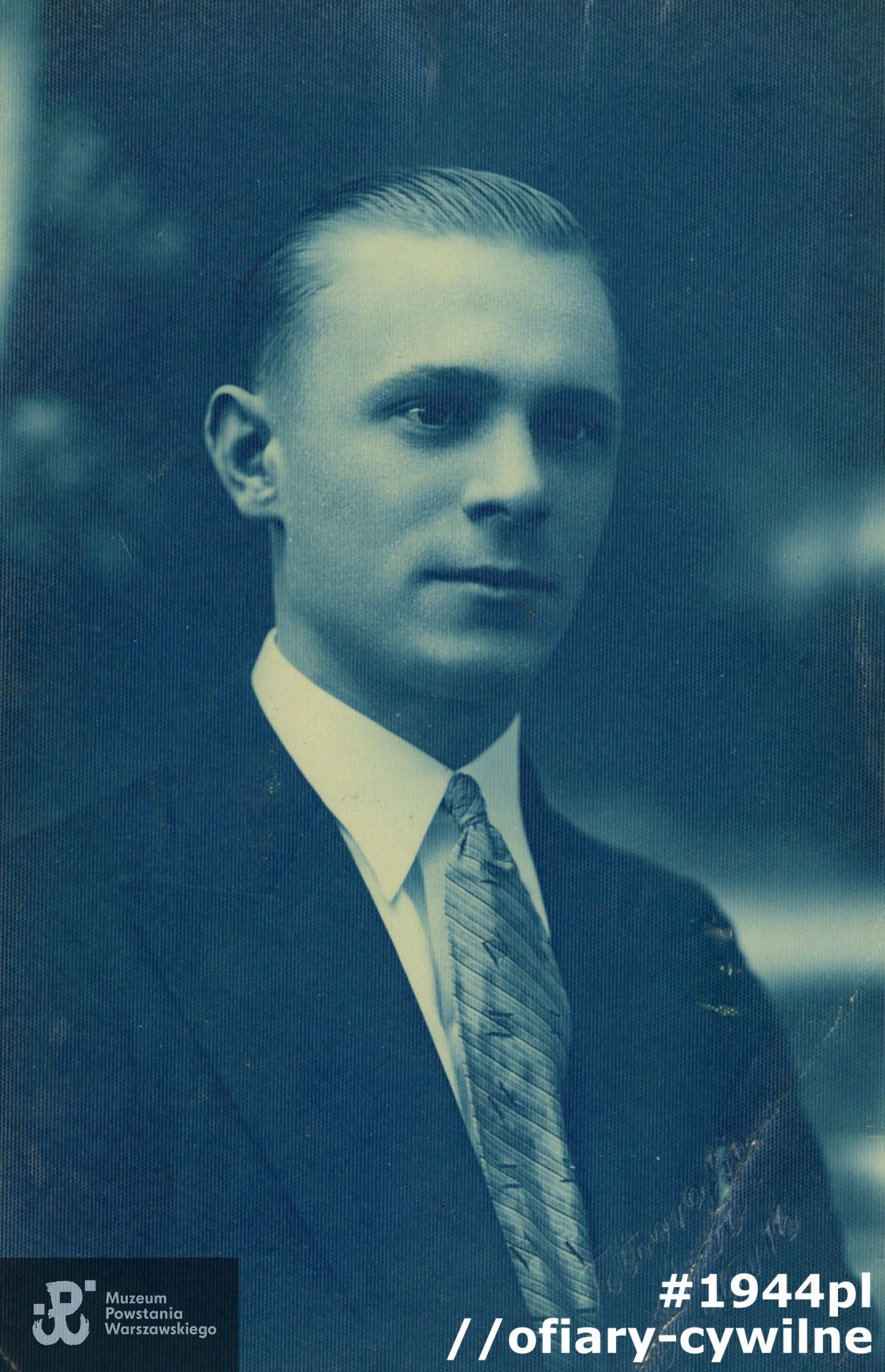 Edward Harkawik (1909-1945), fotografia ze zbiorów Muzeum Powstania Warszawskiego  nr akcesji P/9309 dar Pani  Ireny Rosińskiej