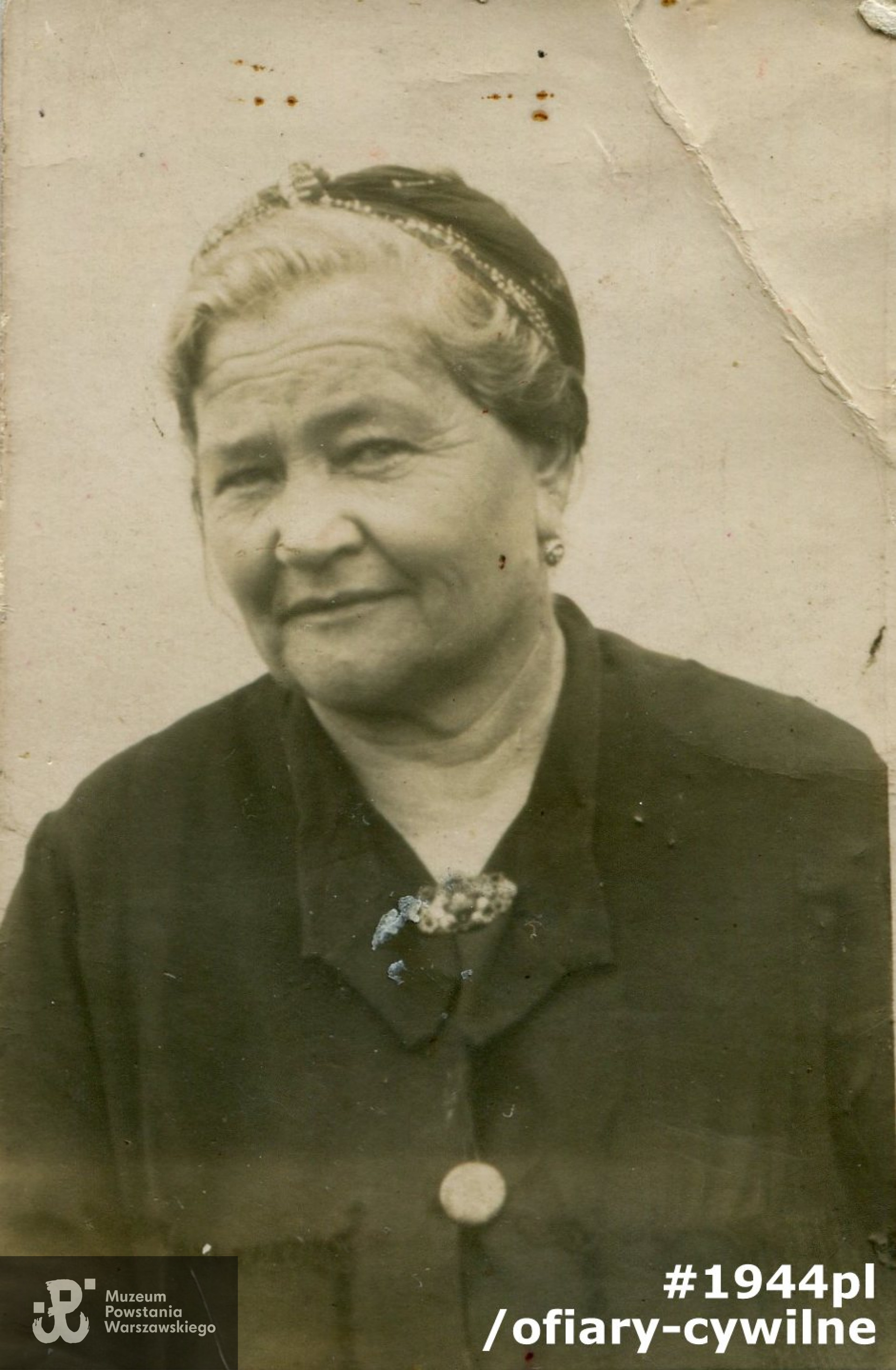 Marianna Skrzyńska, fotografia wykonana w Warszawie w 1940 r. udostępnił Pan Henryk Skrzyński